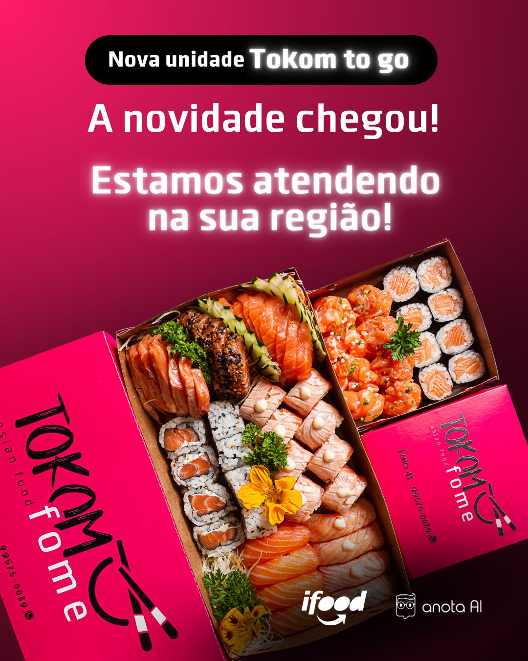 Tokom Fome Asian Food Facebook ad