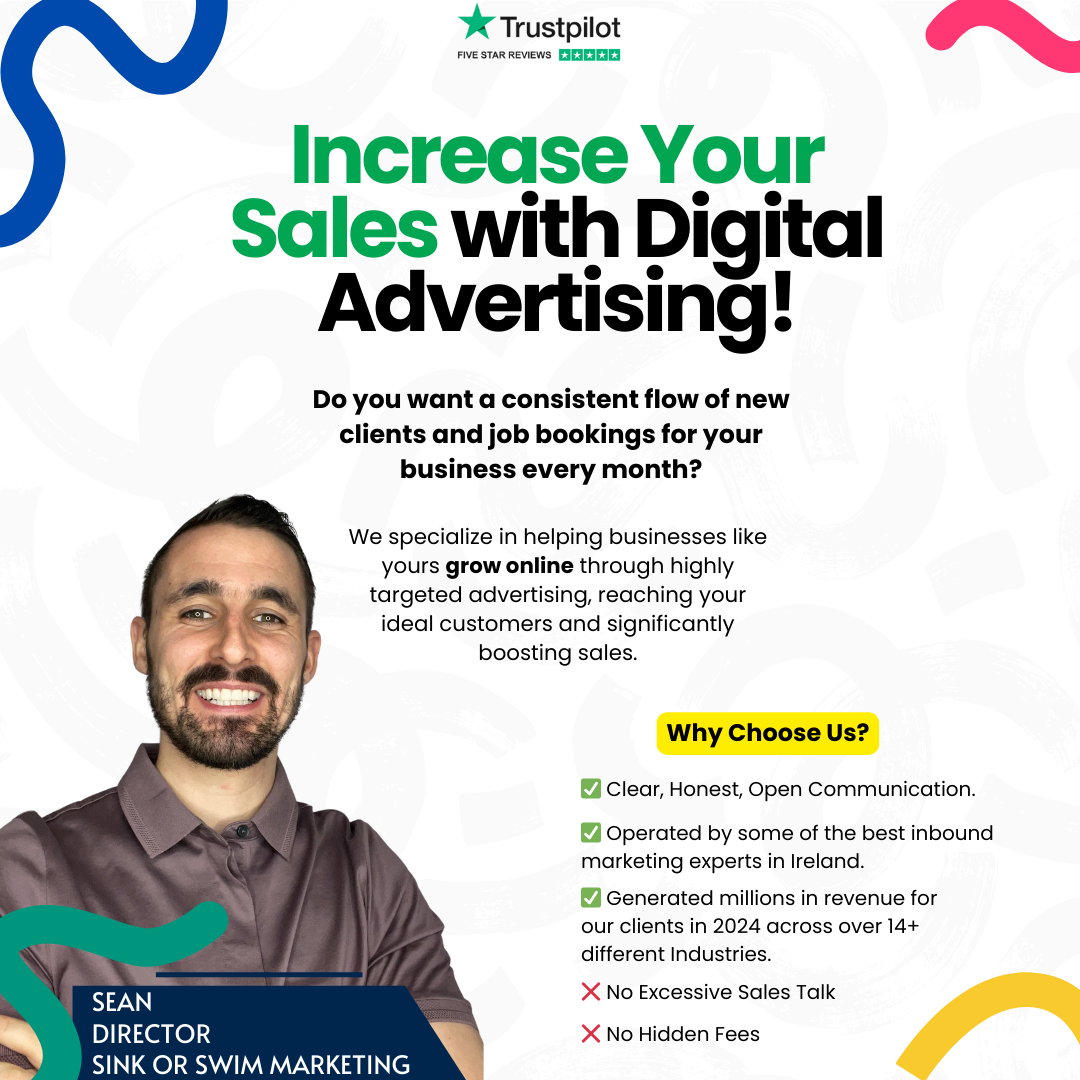 Sink or Swim Marketing Facebook ad from Mar 18, 2025