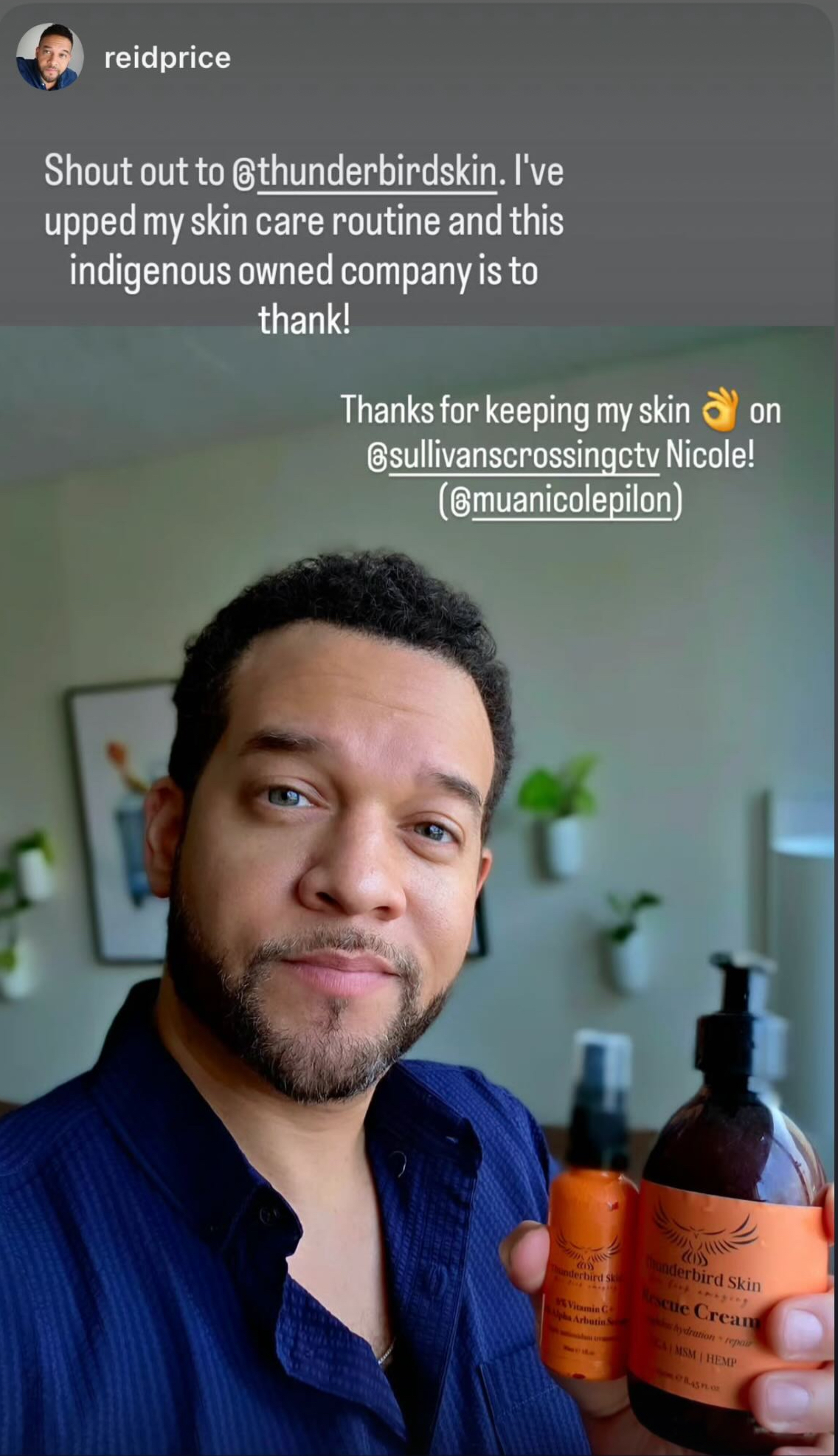 Thunderbird Natural Skincare - sensitive skin solutions Facebook ad