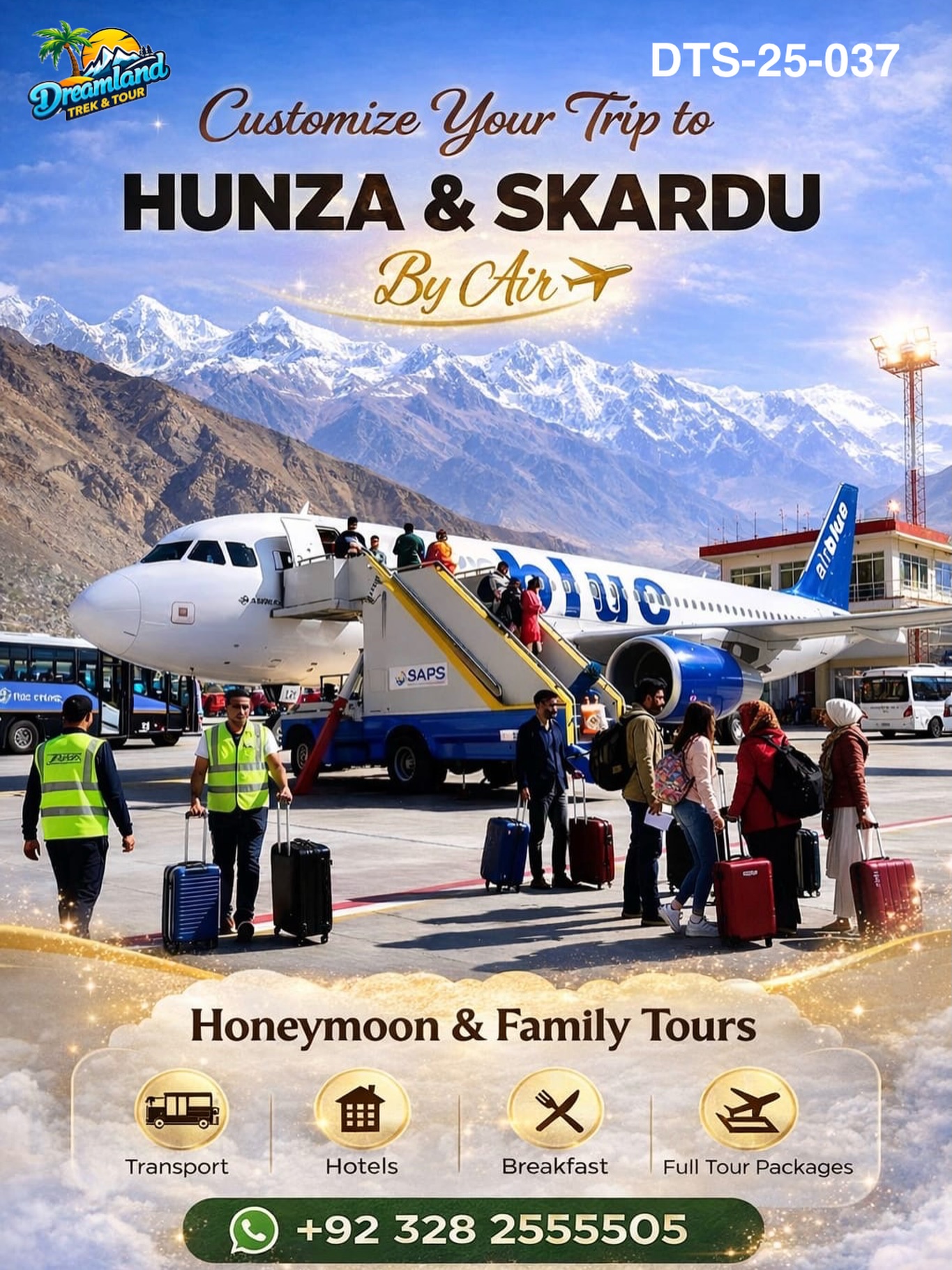 Dreamland TREK & TOUR Facebook ad: Customize your dream trip to Hunza & Skardu