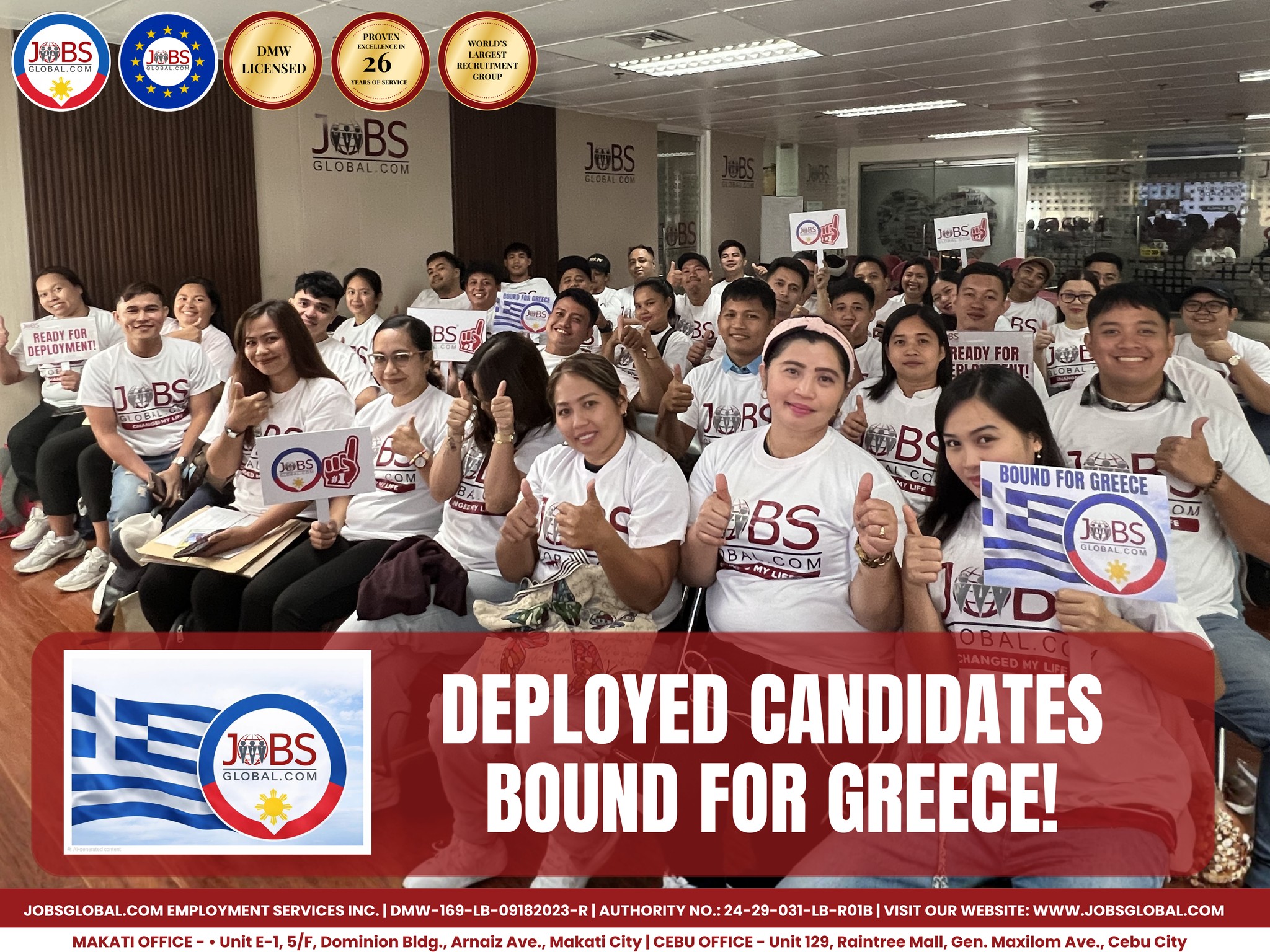 JobsGlobal.com Philippines Facebook ad