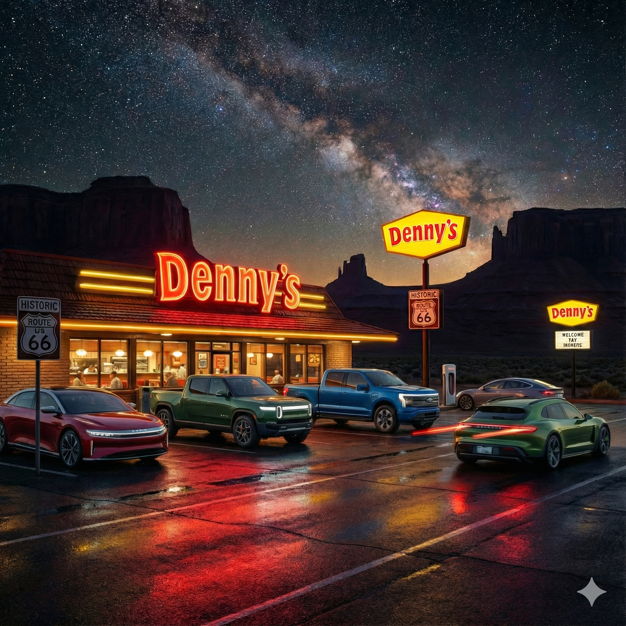 Denny's Facebook ad: Long day? Let Denny’s handle dinner.