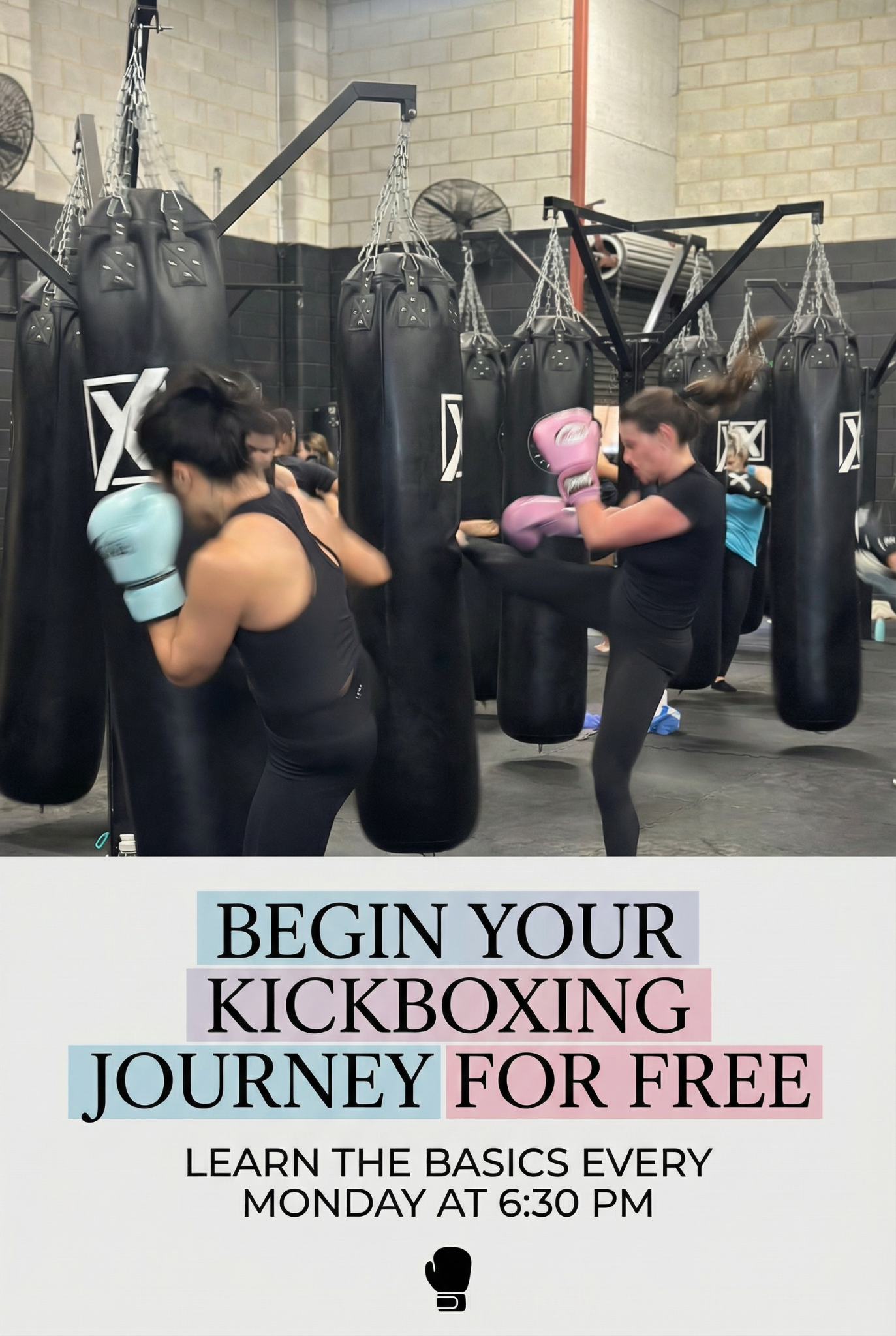 Kick N' Box Fitness Studio Facebook ad
