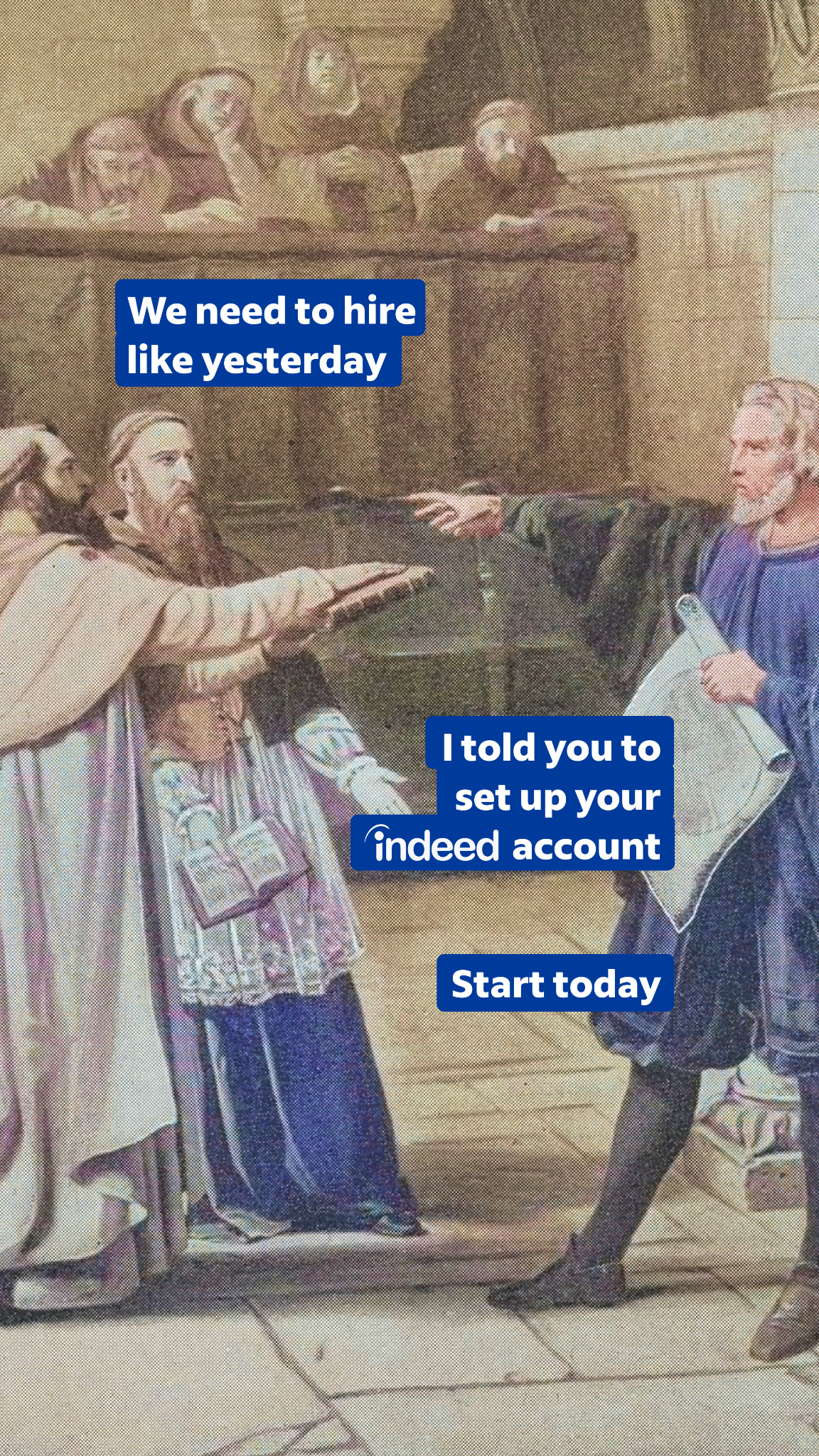 Indeed for Business Facebook ad