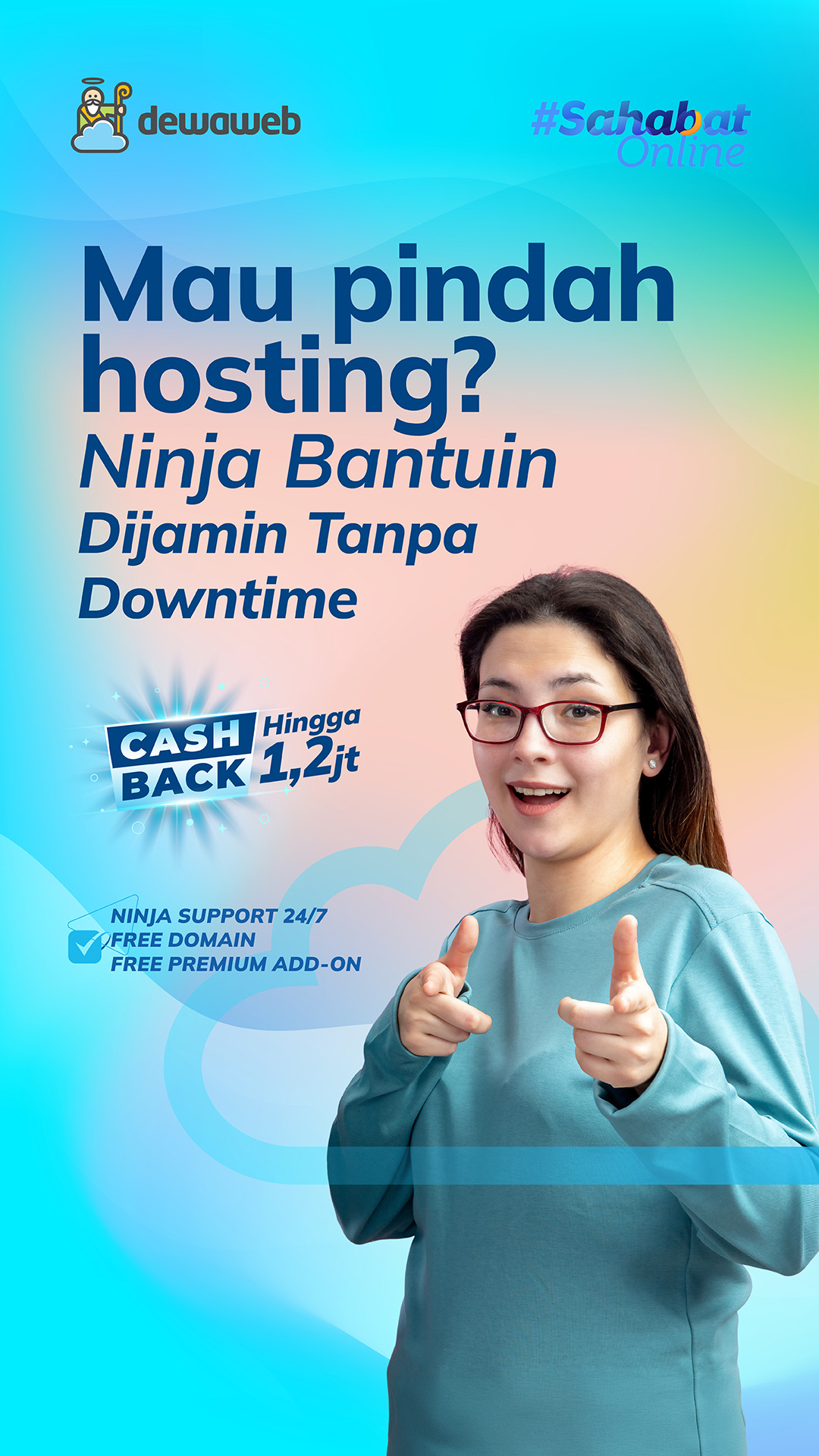 Dewaweb Facebook ad