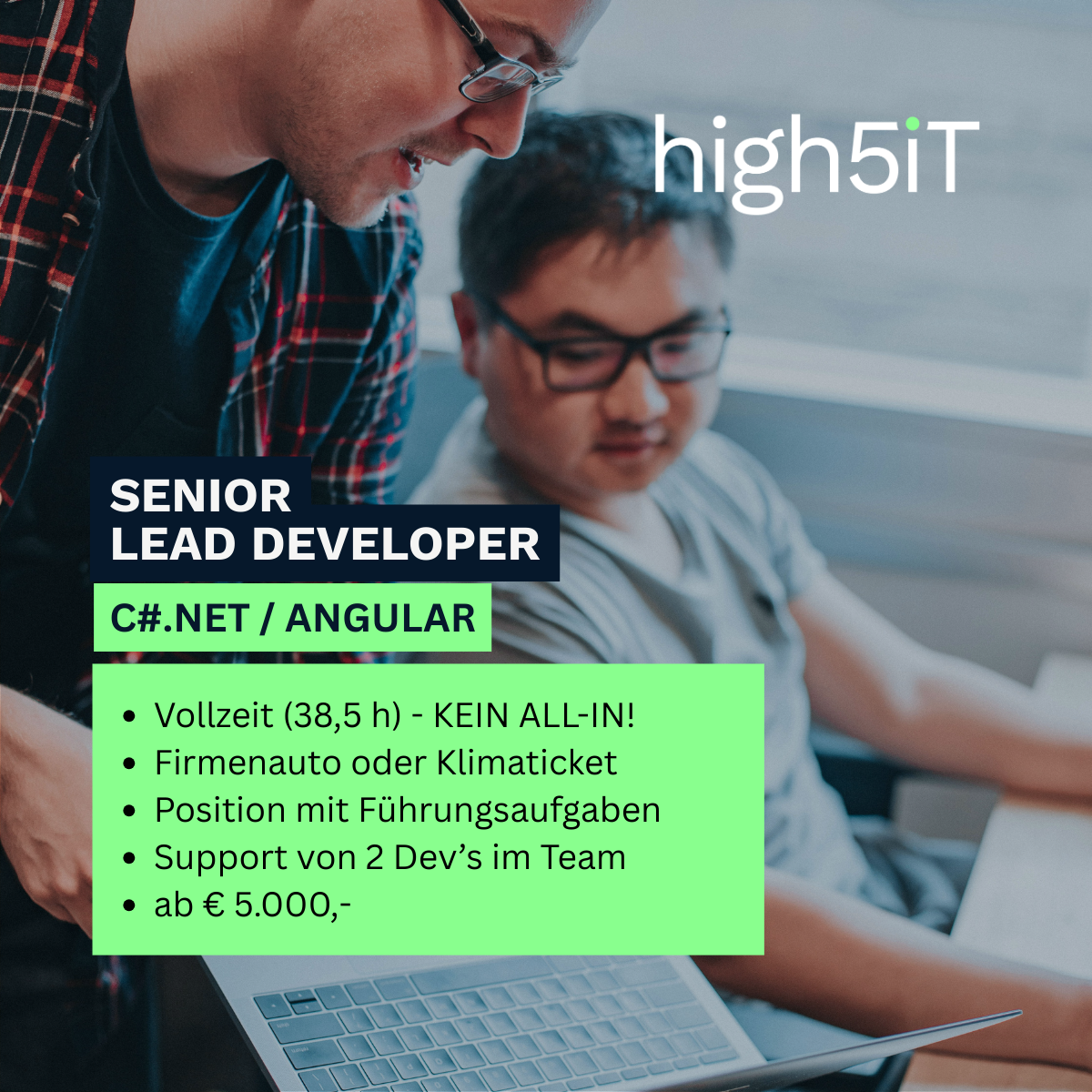 High5it GmbH Facebook ad: Linz | Vollzeit