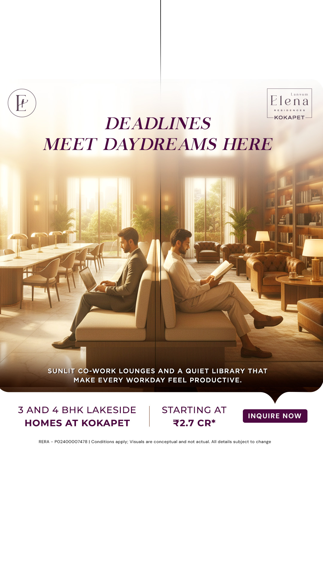 Elena Residences Facebook ad from Feb 12, 2026