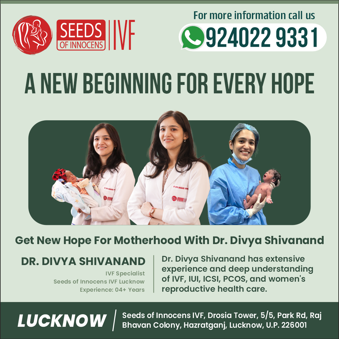 Seeds of Innocence Facebook ad: Meet IVF Expert Dr. Divya Shivanand