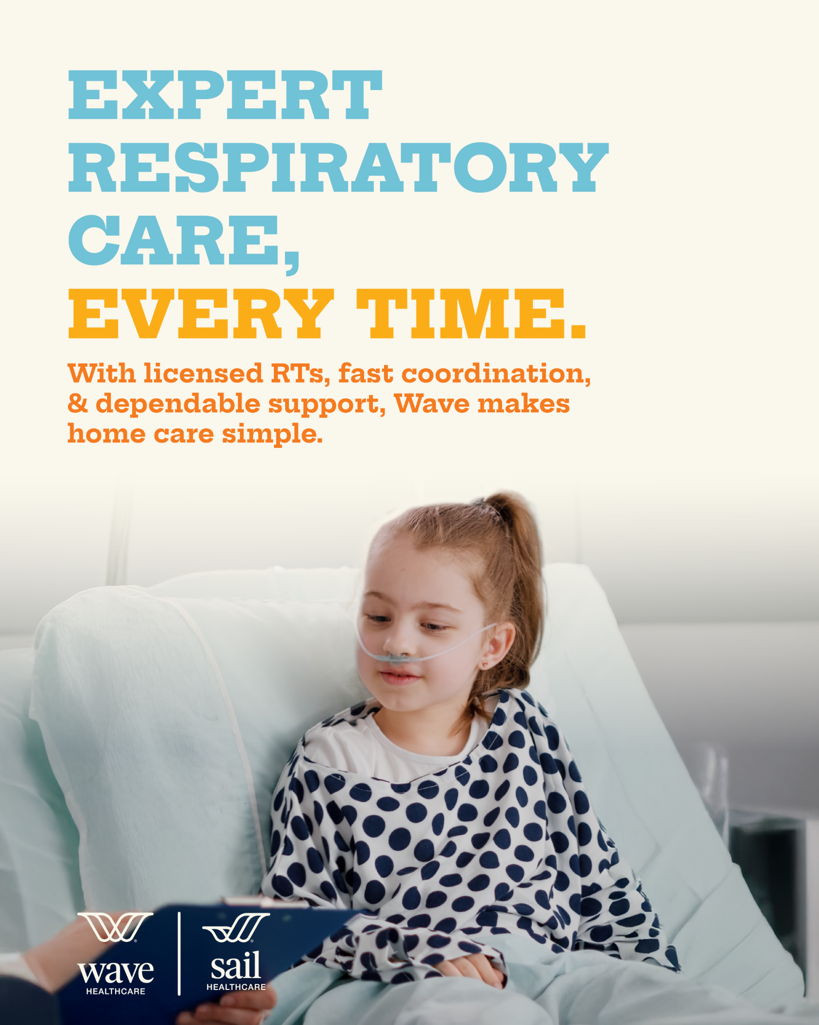 Wave + Sail Health Services Facebook ad from Nov 17, 2025