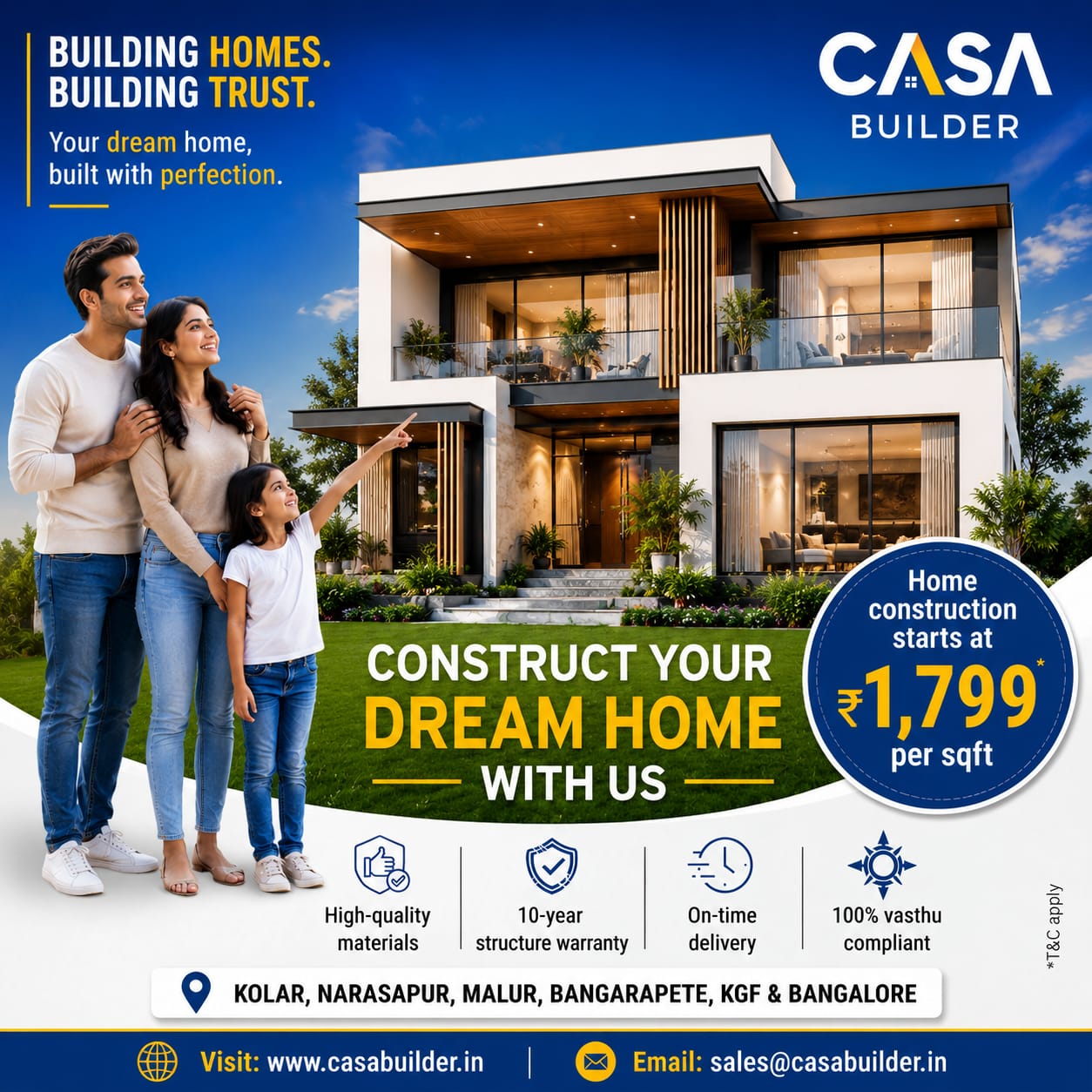 Casa builder Facebook ad from May 22, 2026