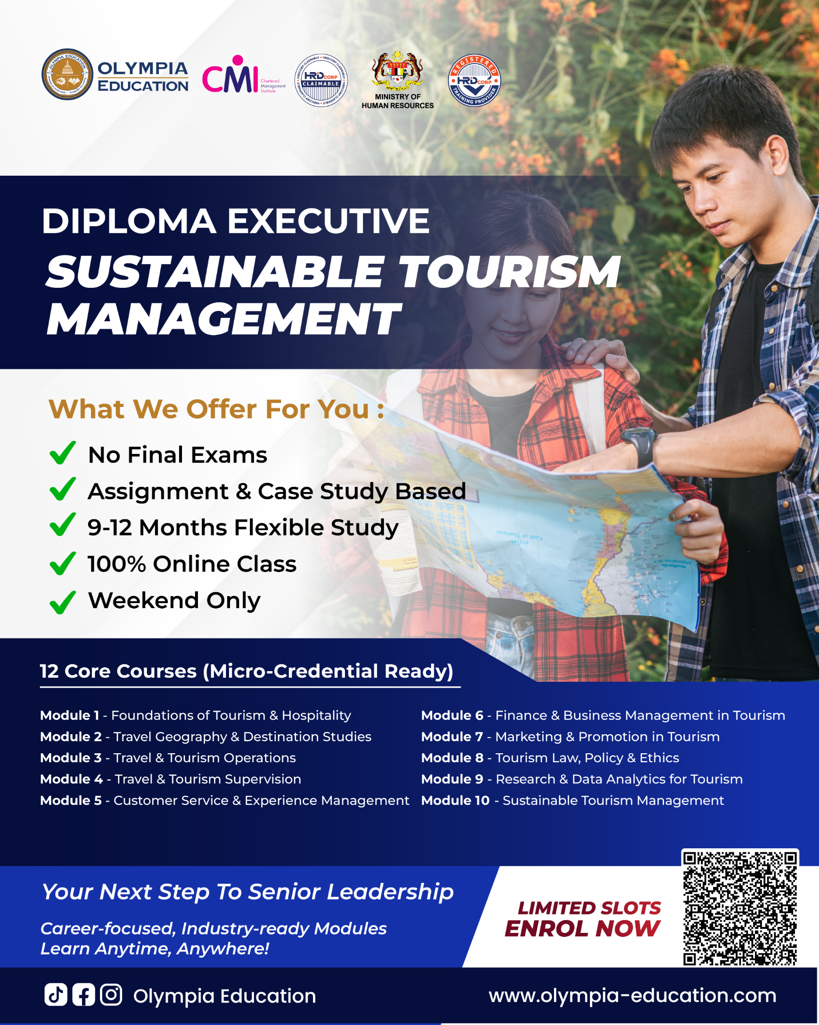 Olympia PEACE Facebook ad: Chat with us