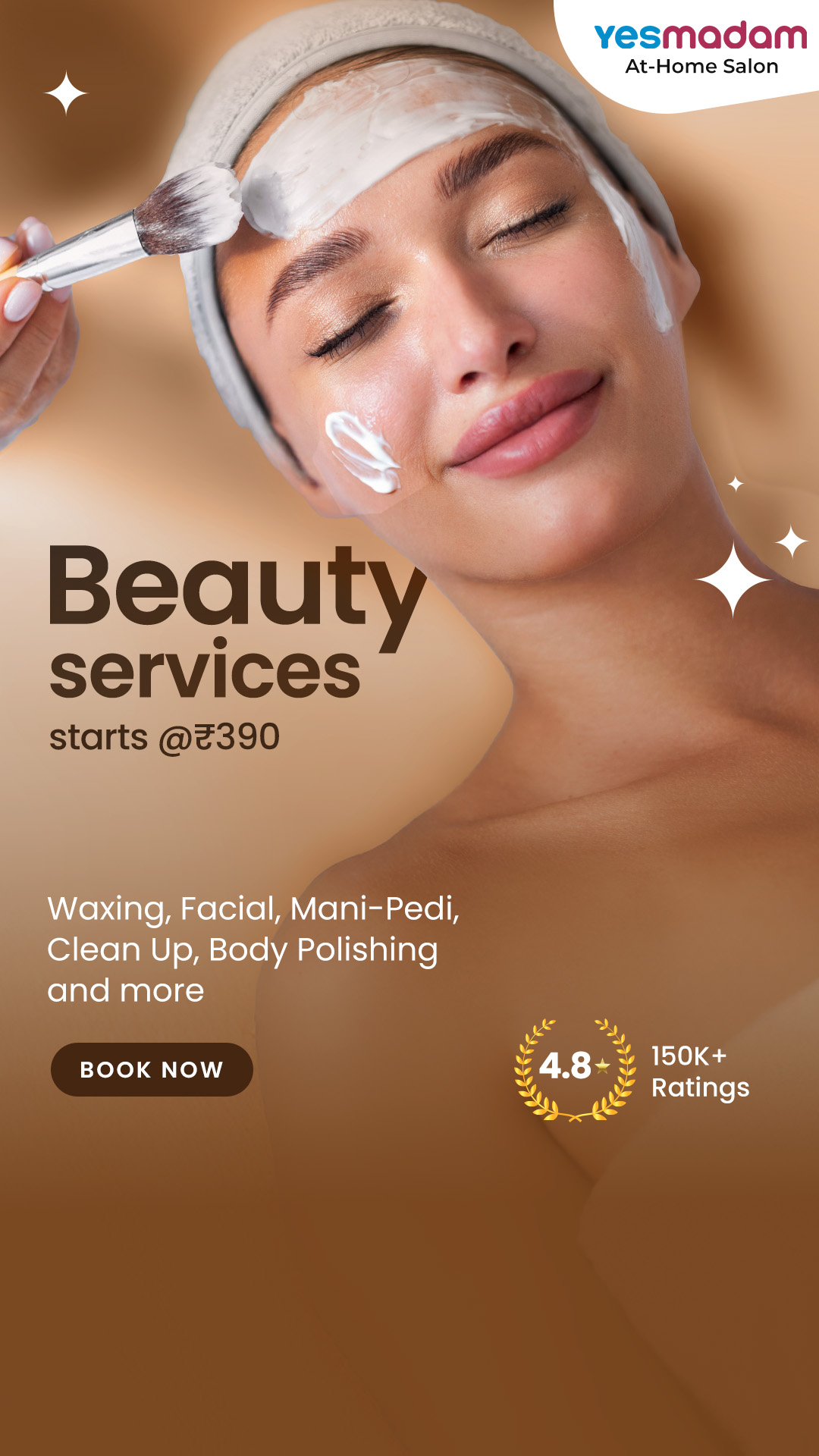 Yes Madam Salon At Home Facebook ad