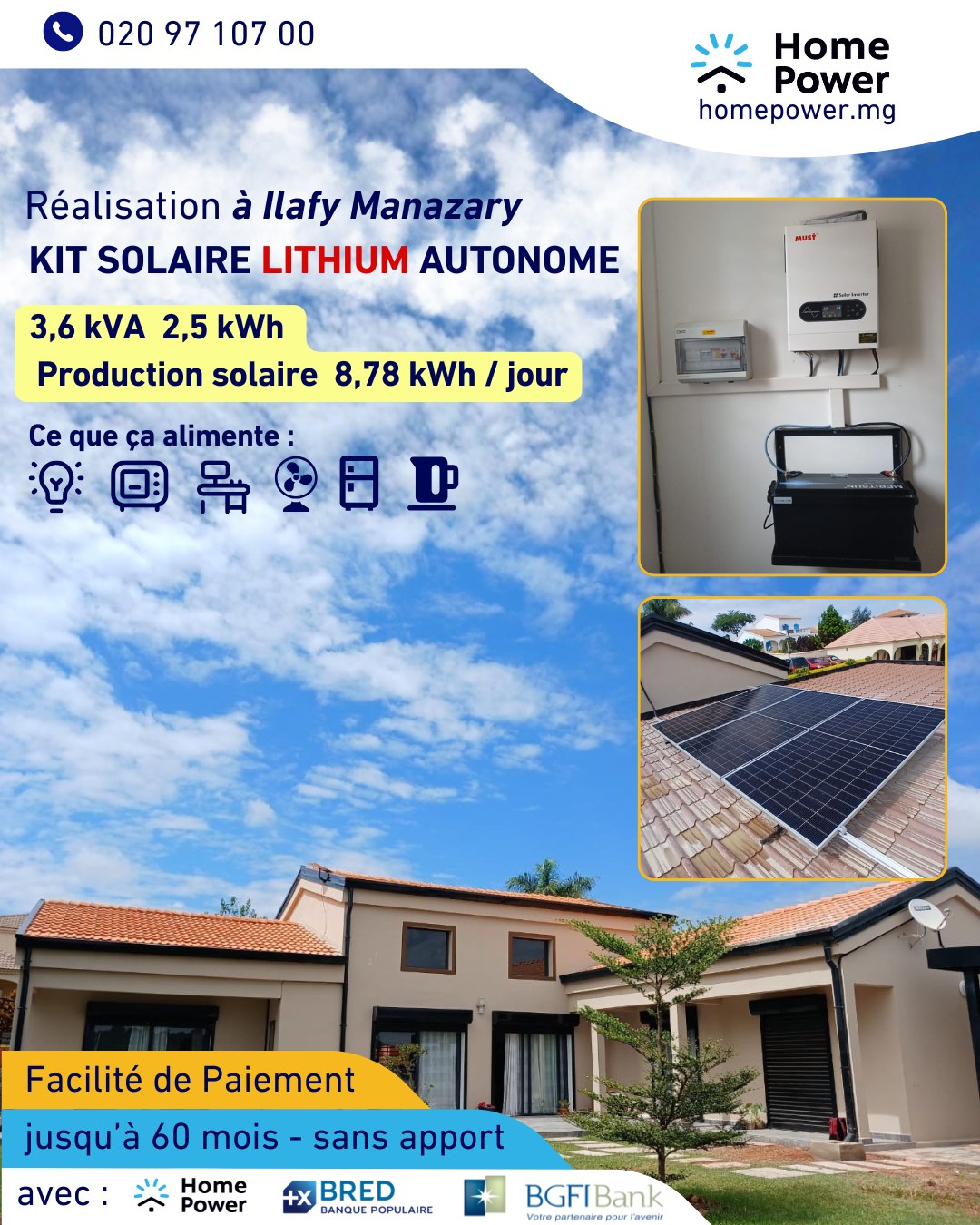 Home Power Madagascar Facebook ad