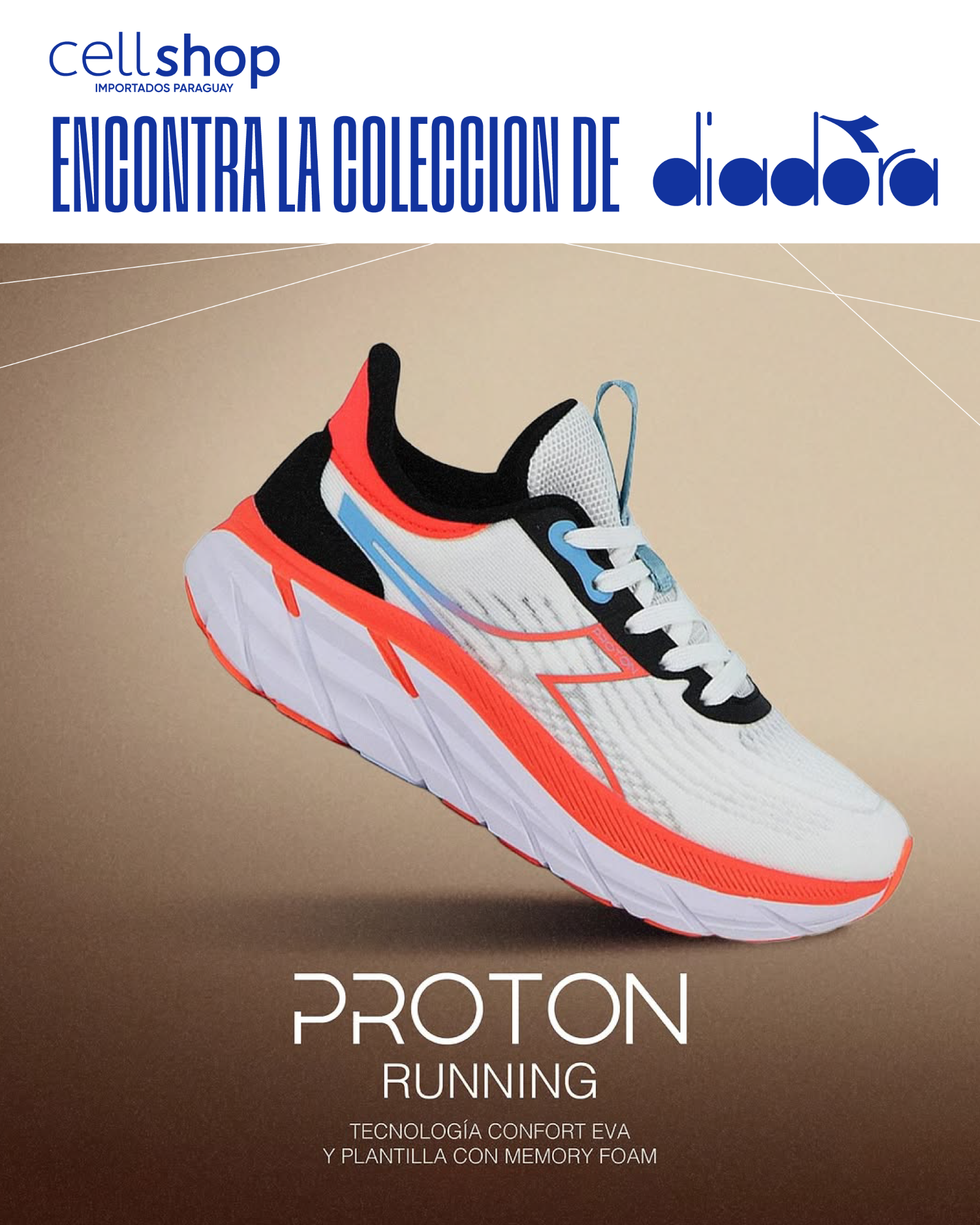 Diadora Paraguay Facebook ad from Nov 10, 2025