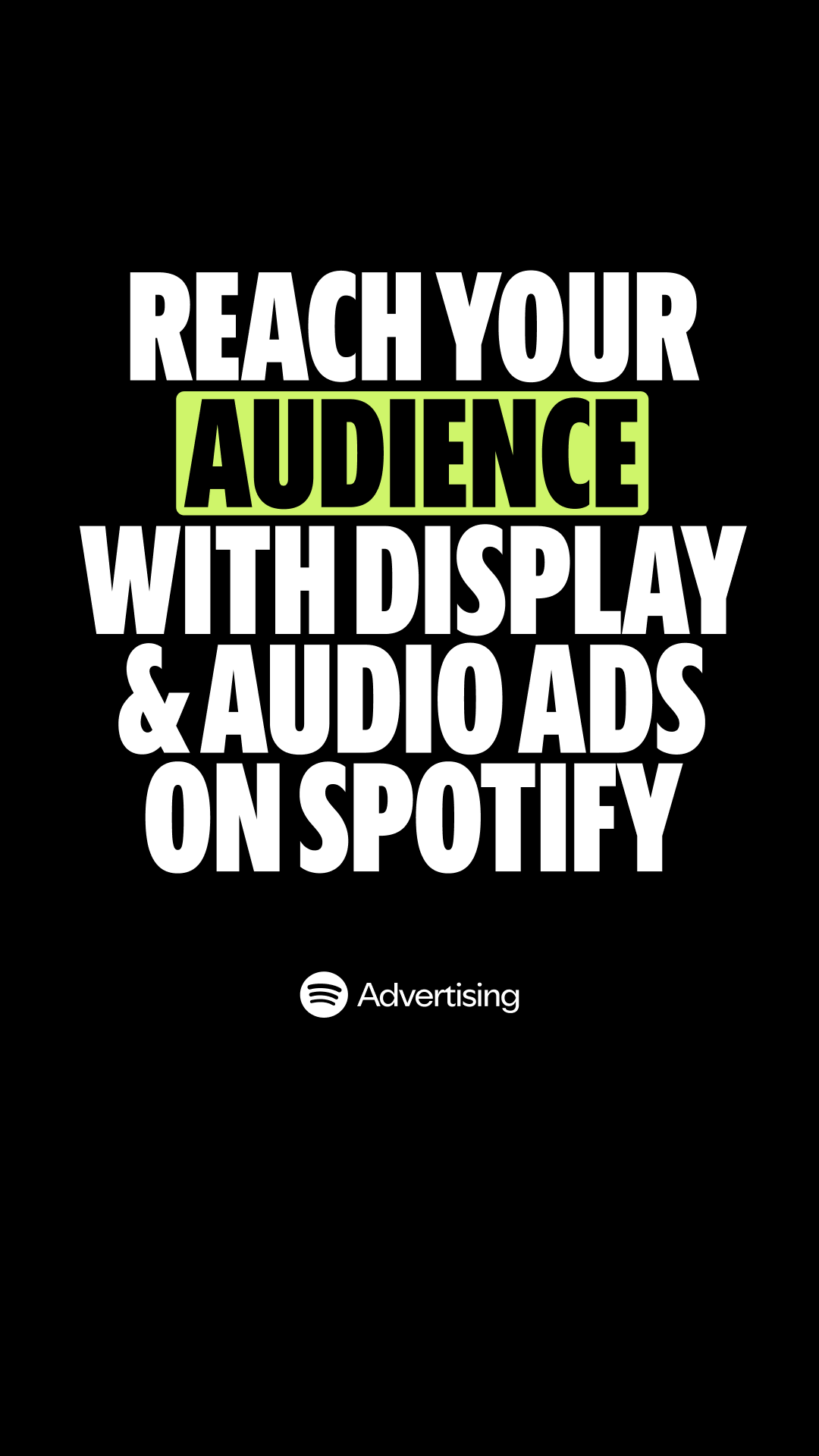Spotify Advertising Facebook ad