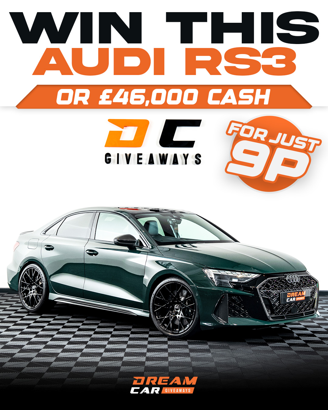 Dream Car Giveaways Facebook ad