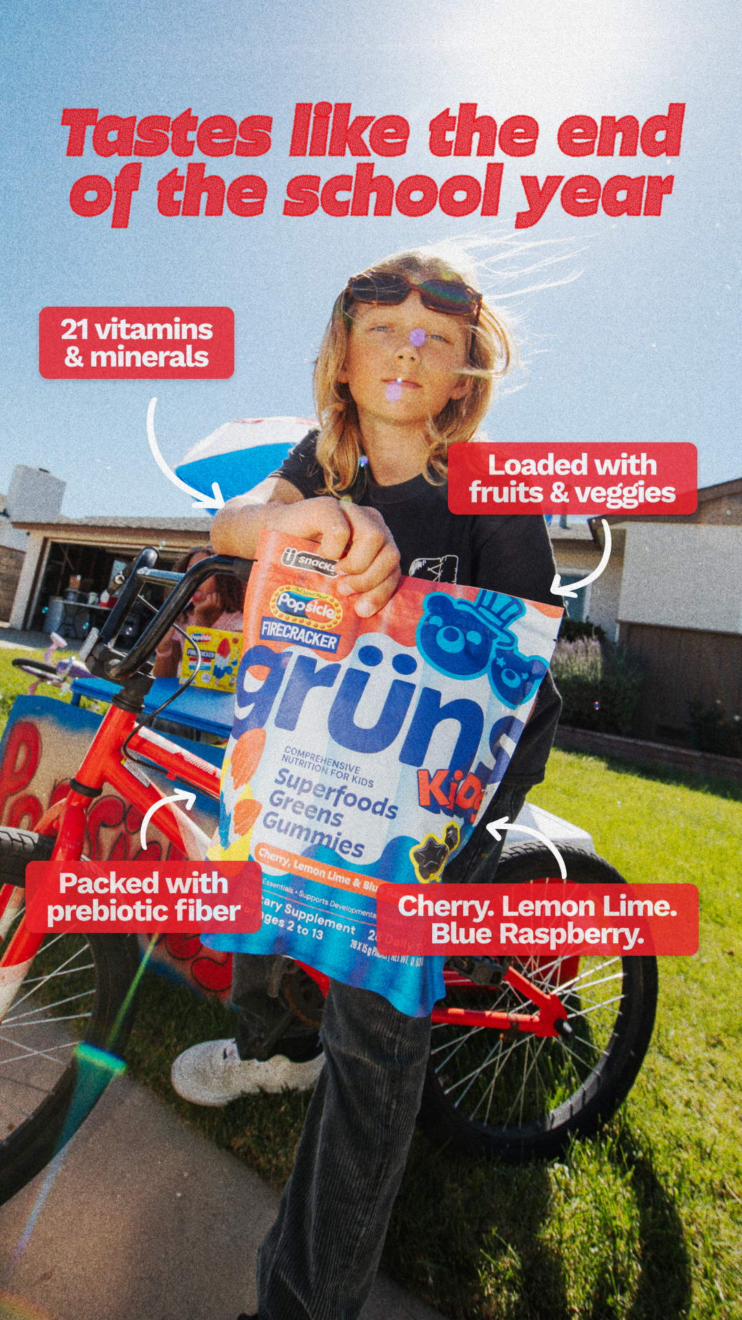 Grüns Kids Facebook ad