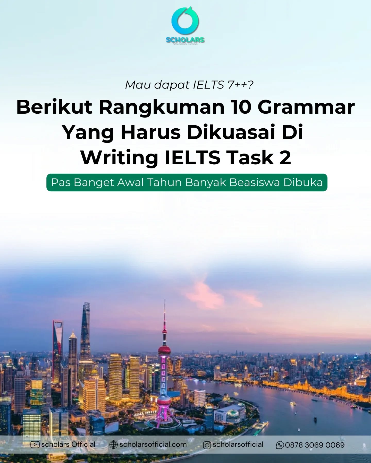 Scholars edukasi Facebook ad