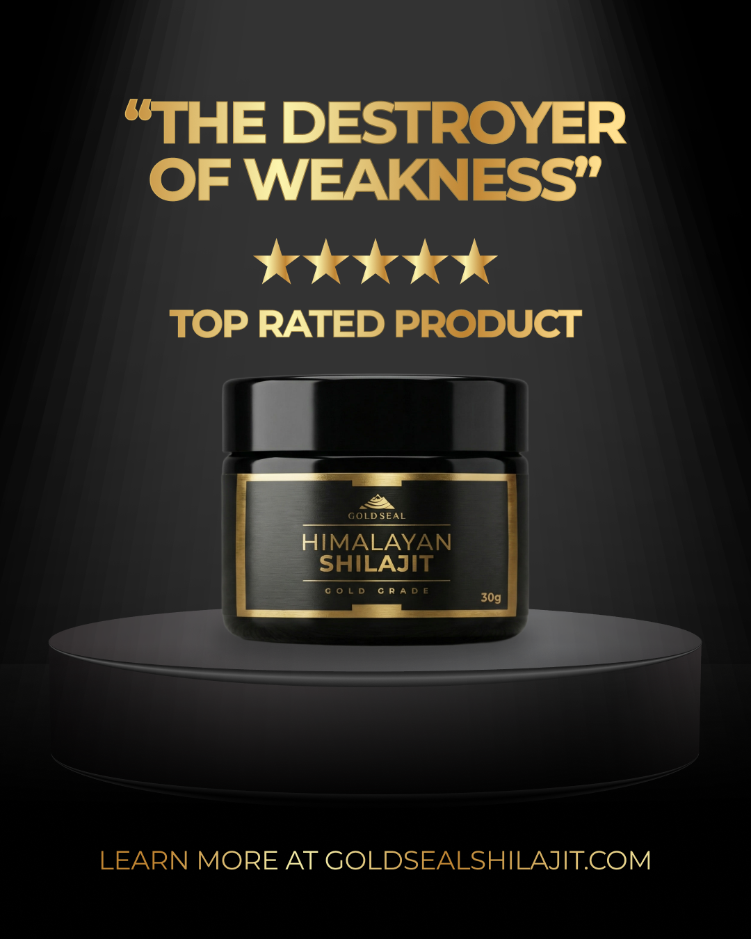 Gold Seal Shilajit Facebook ad