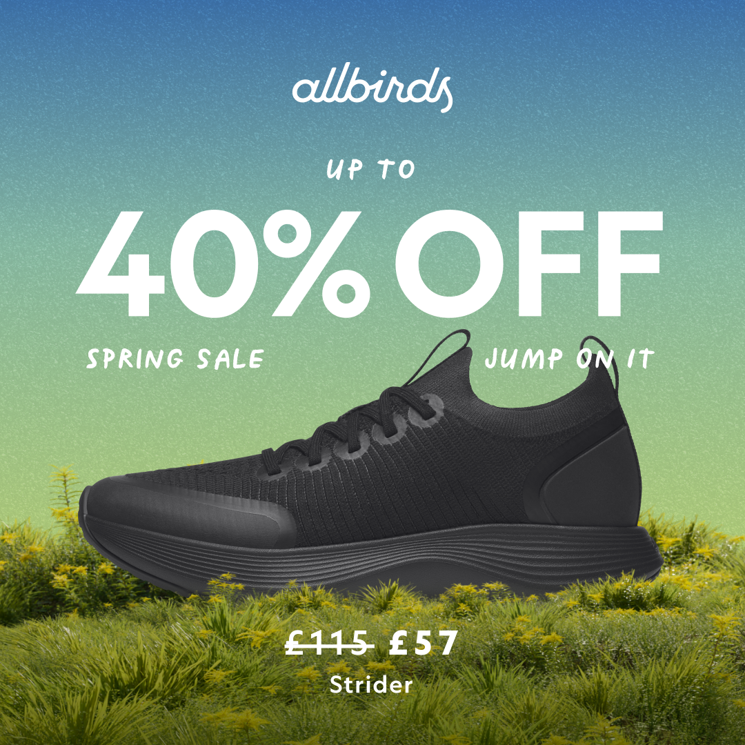 Allbirds Facebook ad