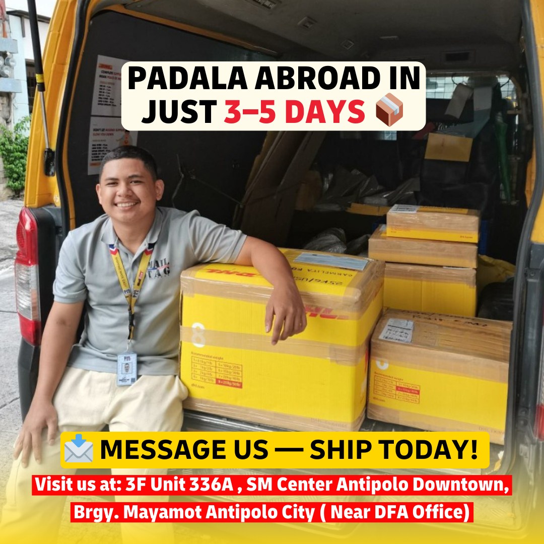 MailTag Express SM Center Antipolo Downtown Facebook ad: 𝐓𝐢𝐫𝐞𝐝 𝐨𝐟 𝐃𝐞𝐥𝐚𝐲𝐞𝐝 𝐨𝐫 𝐋𝐨𝐬𝐭…