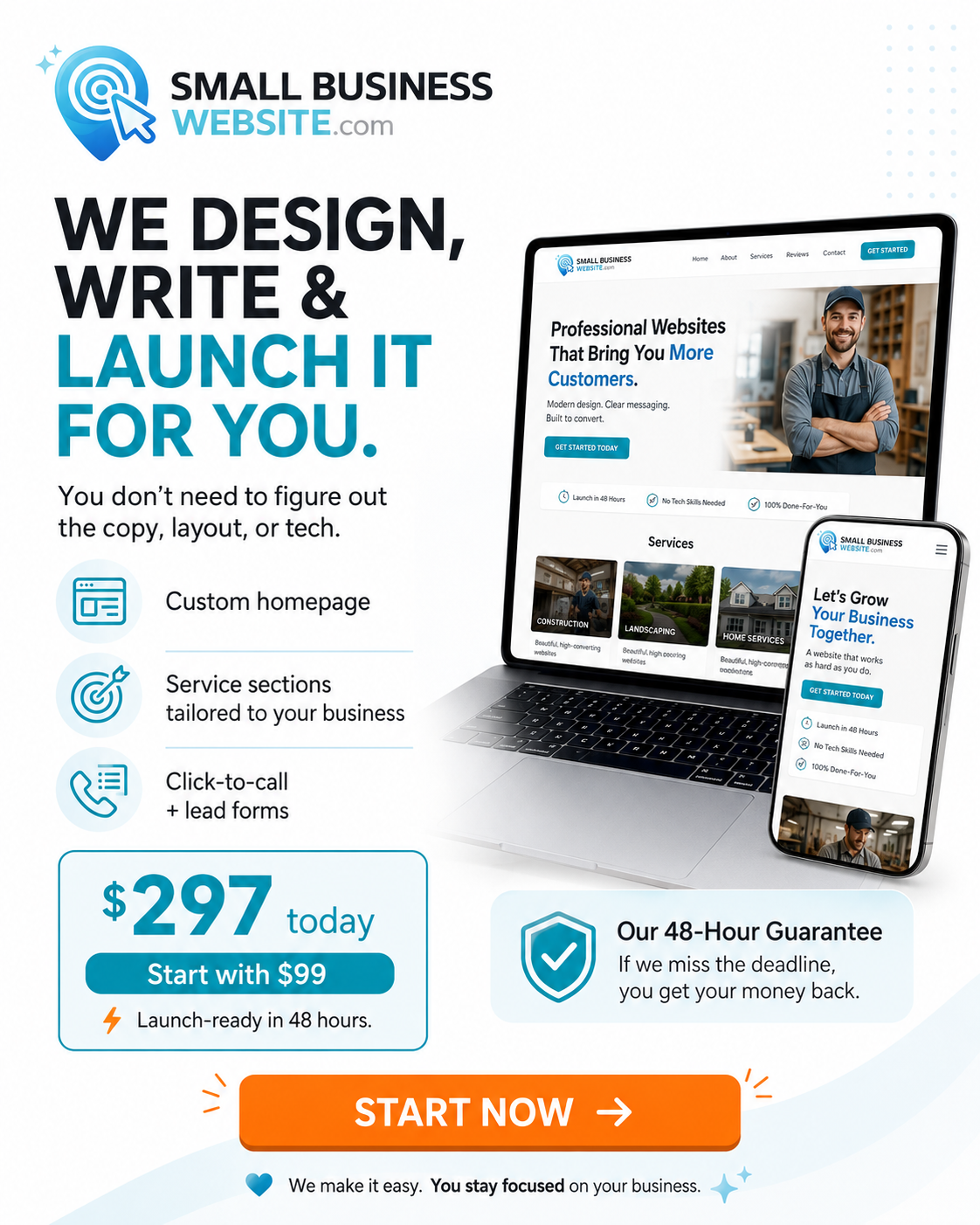 Small Business Website Facebook ad from Jun 24, 2026
