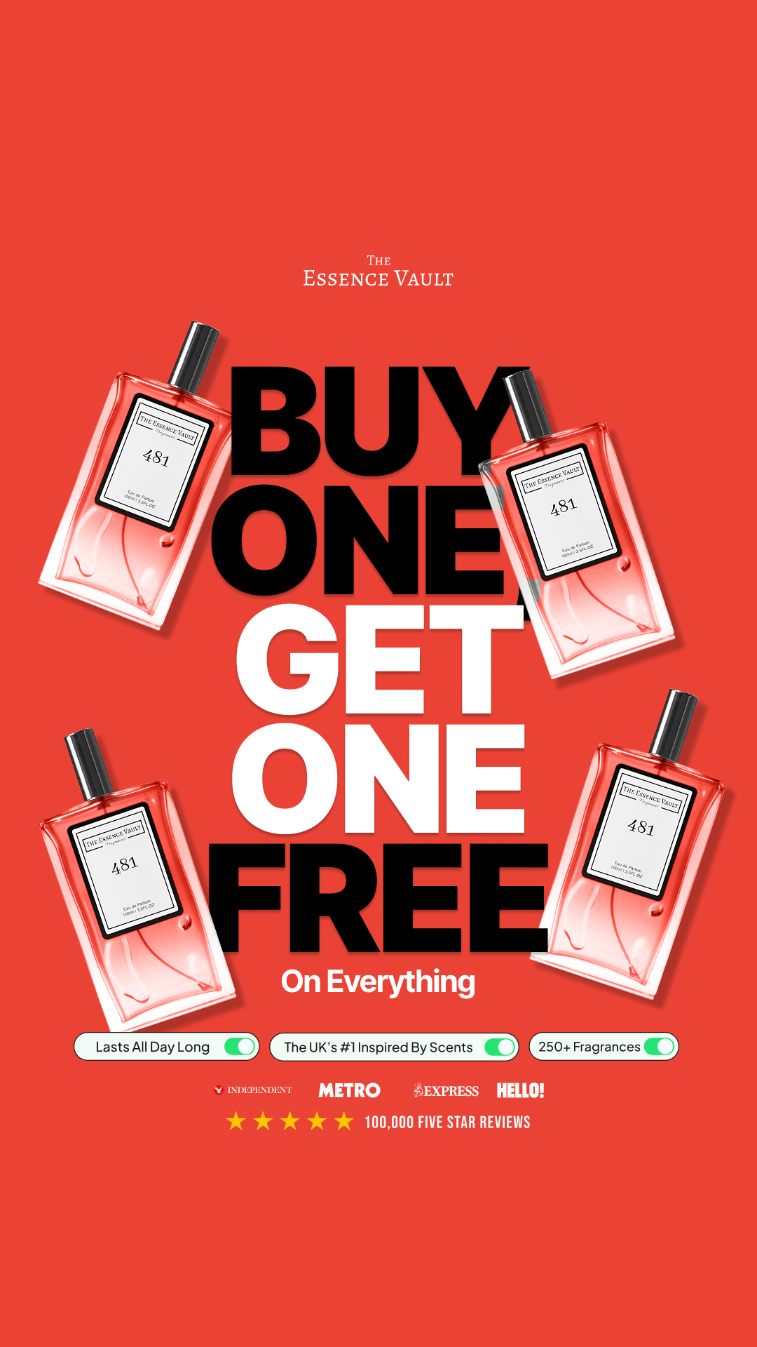 The Essence Vault Facebook ad