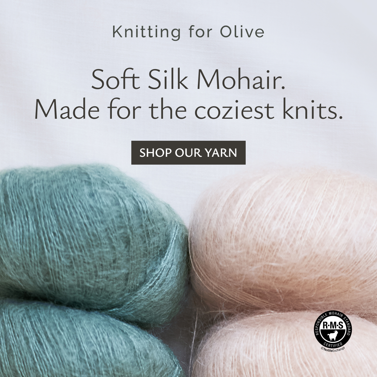 Knitting for Olive Facebook ad