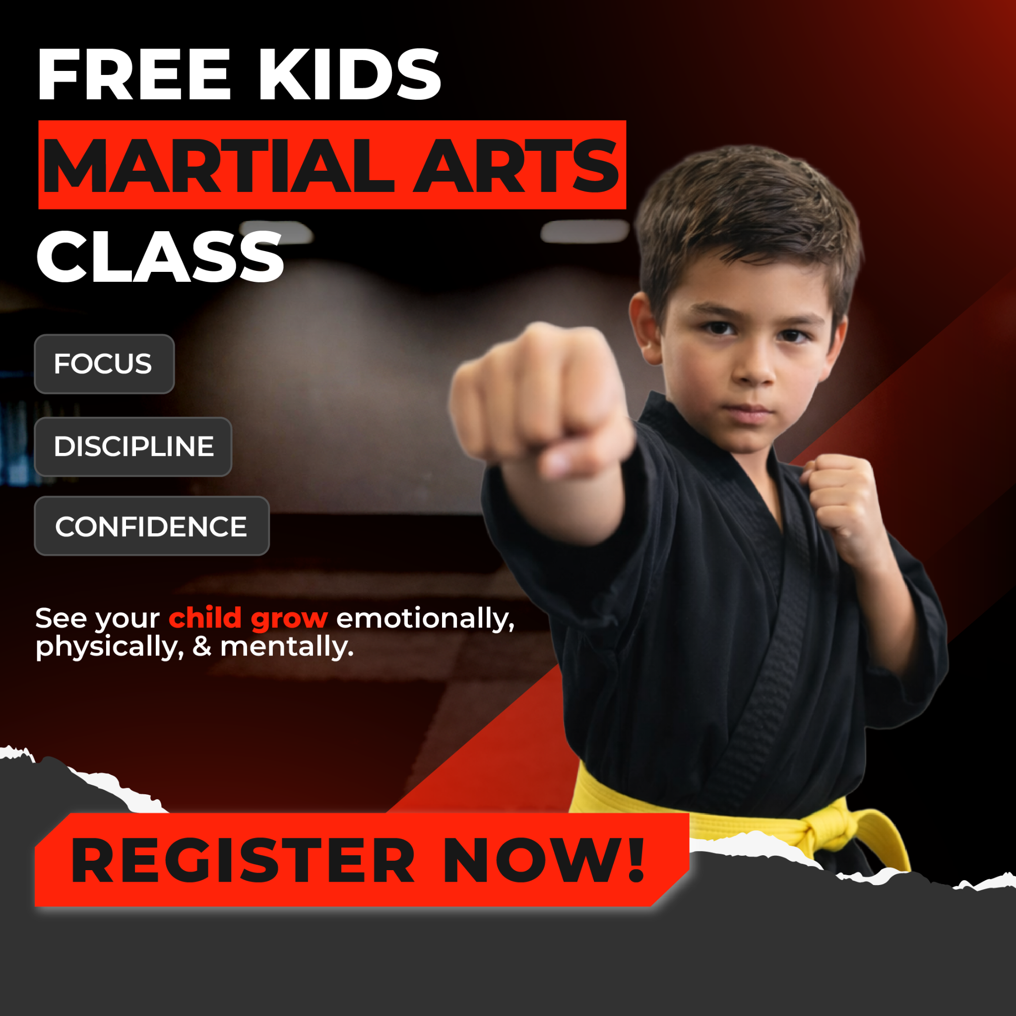 Richmond Martial Arts Facebook ad