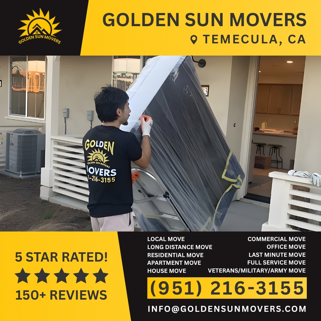 Golden Sun Movers Facebook ad