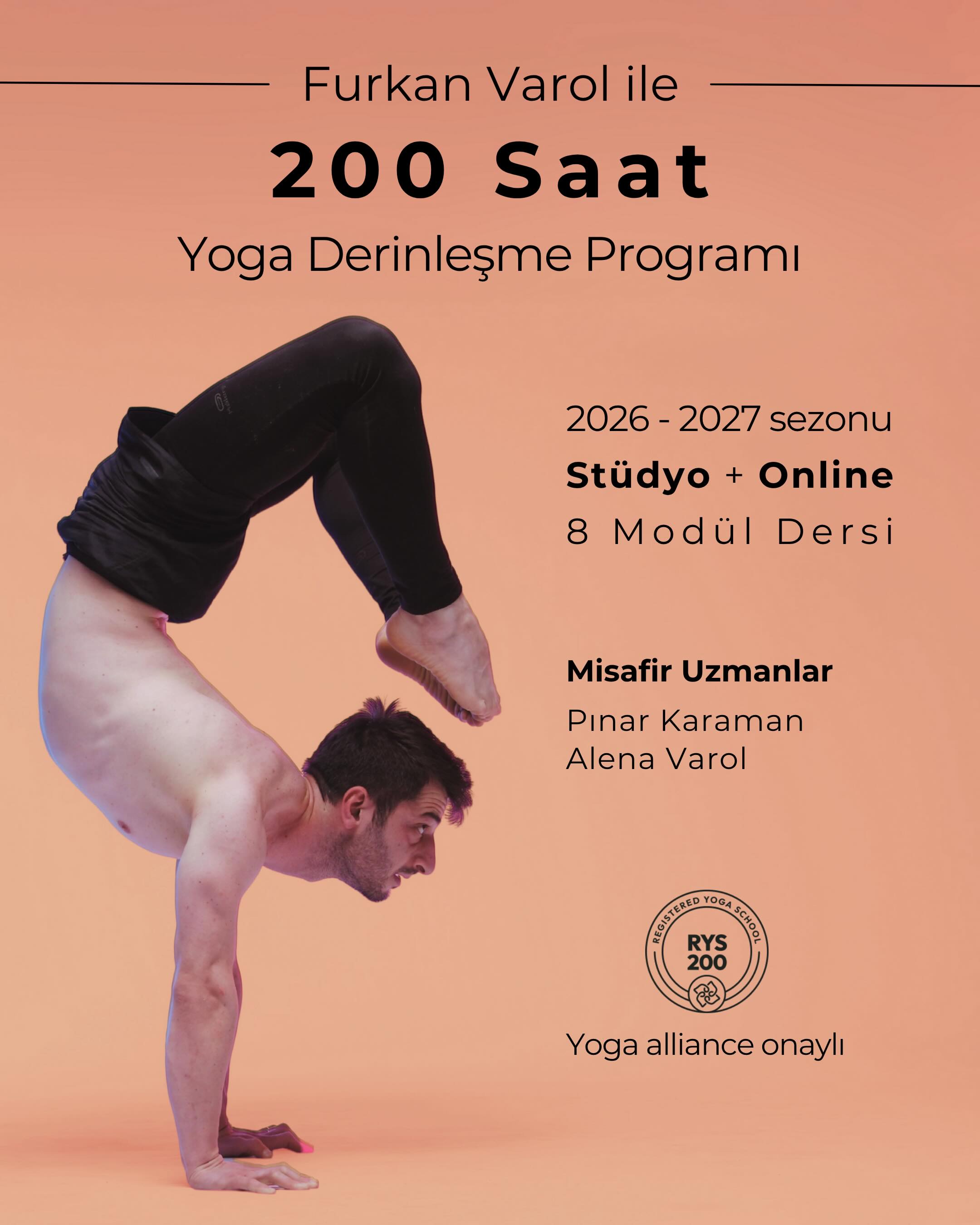 Varolika Facebook ad: Furkan Varol ile 200 Saat Yoga Derinleşme Programı…