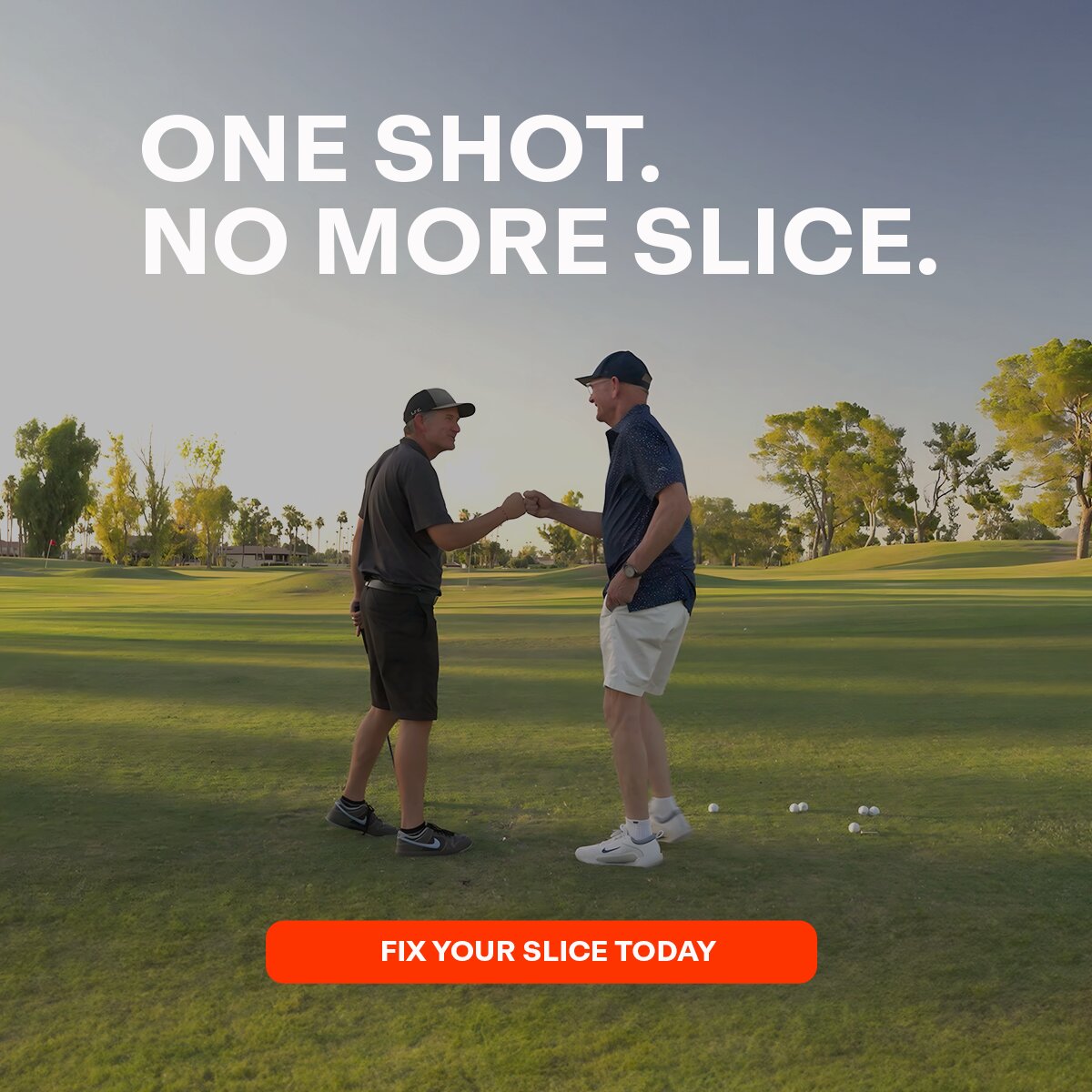 Hank Haney's One-Shot Slice Fix Facebook ad