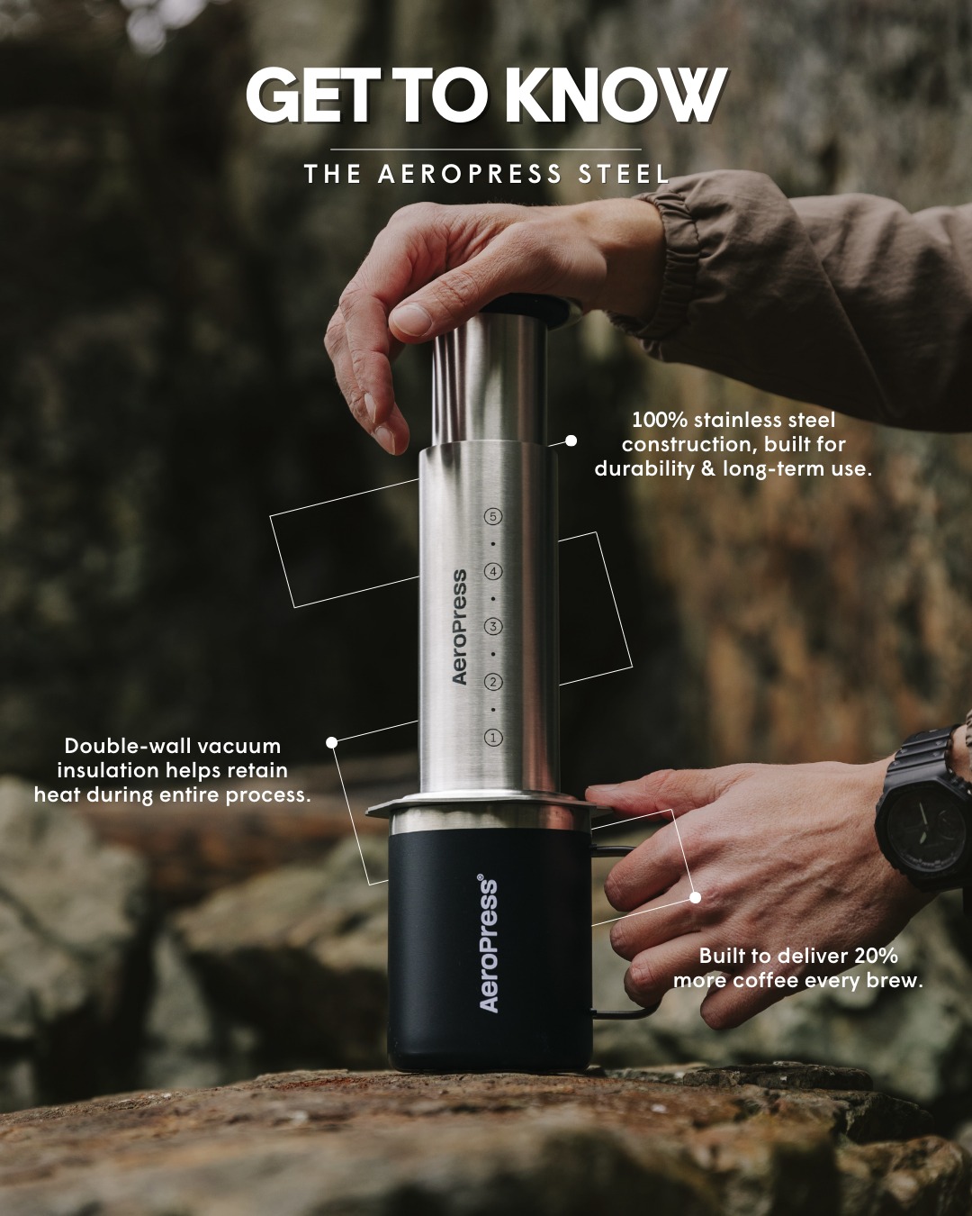 AeroPress Facebook ad