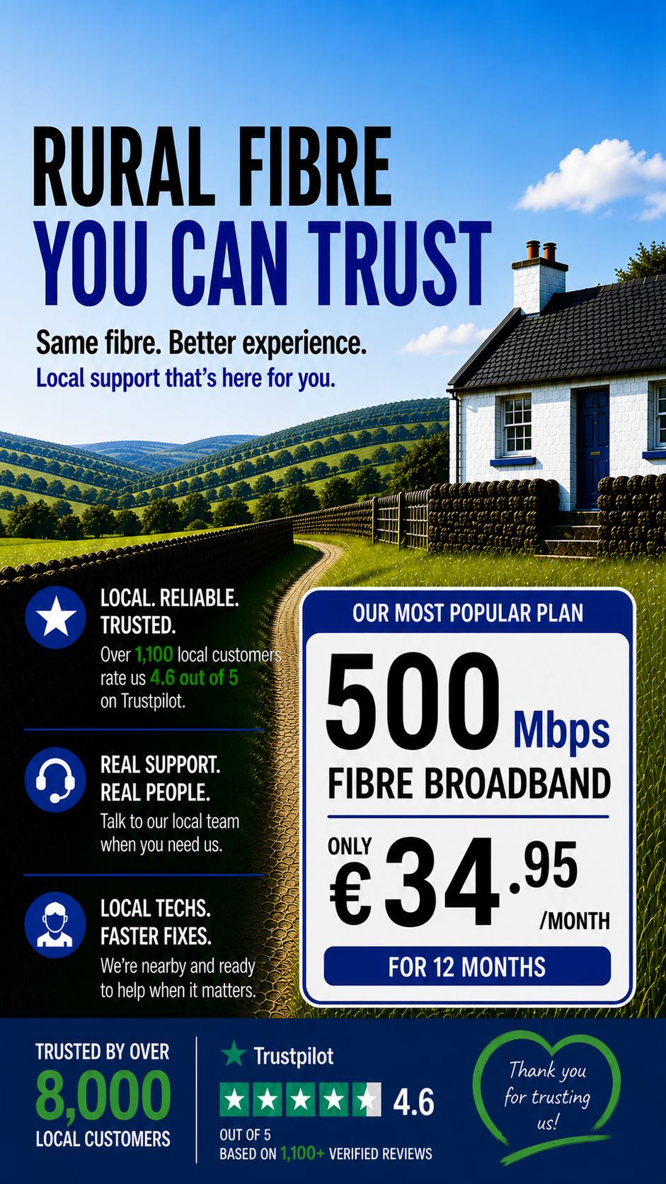 Ivertec Fibre Broadband Facebook ad from May 5, 2026