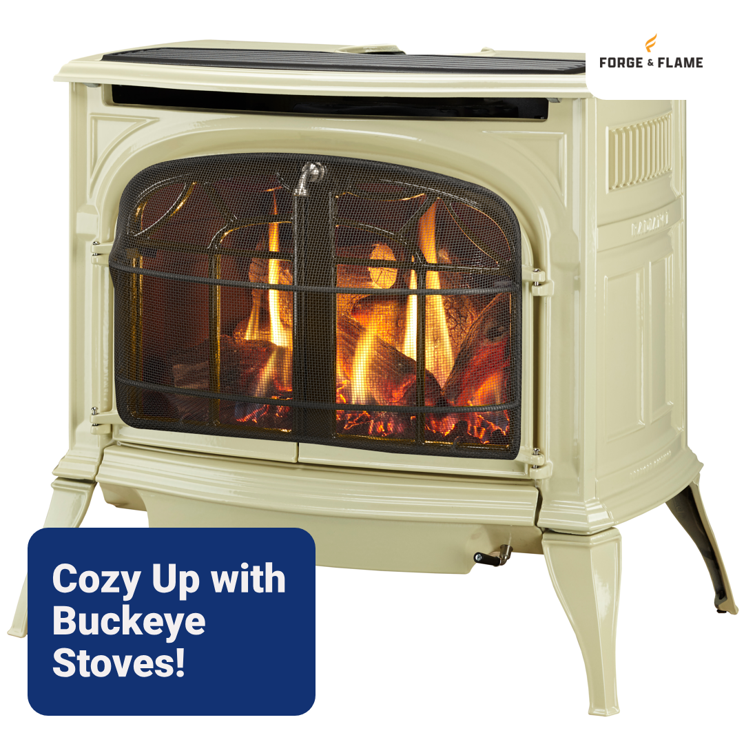 Buckeye Stoves Facebook ad: Cozy Up with Buckeye Stoves!