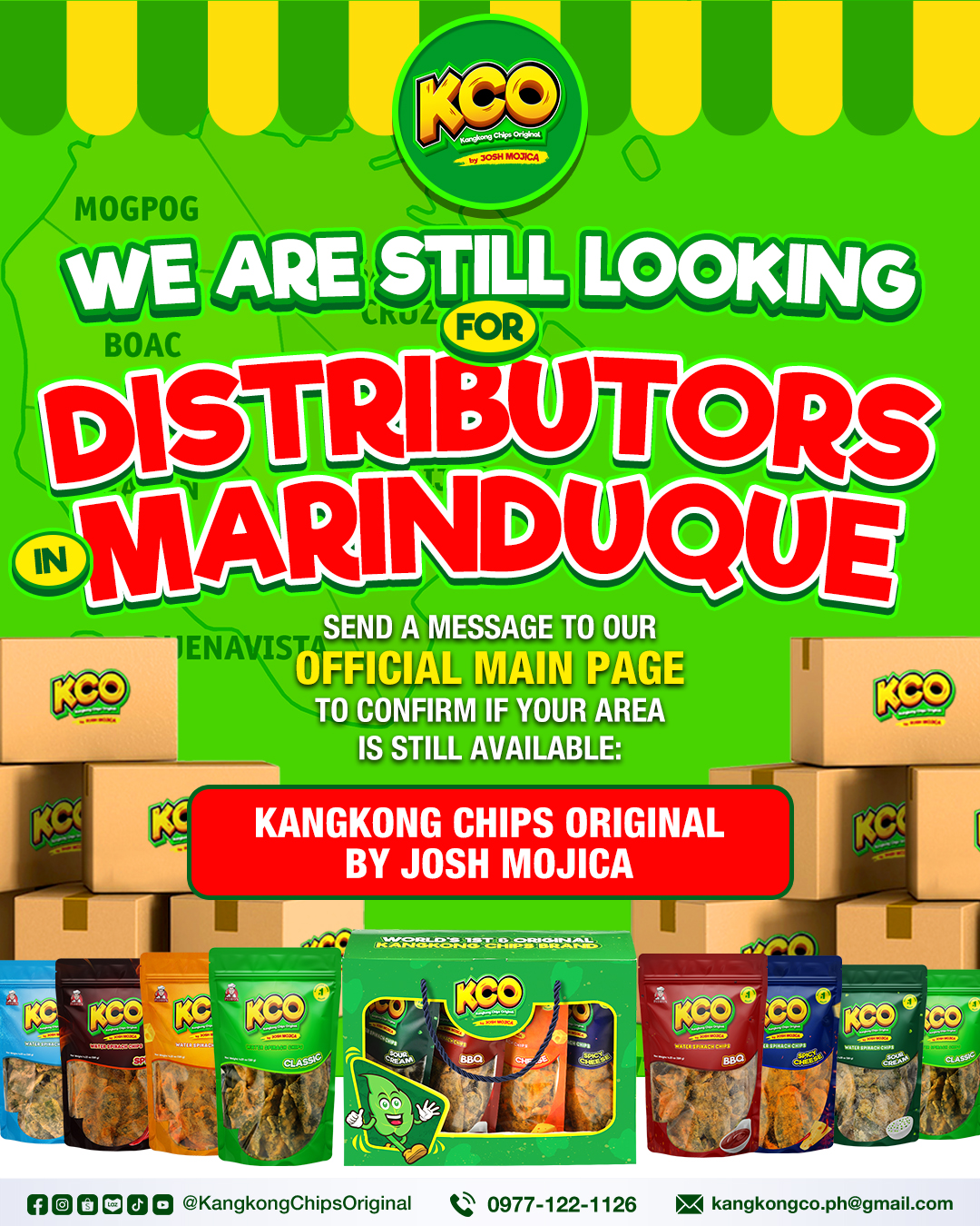 Kangkong Chips Original by Josh Mojica Facebook ad