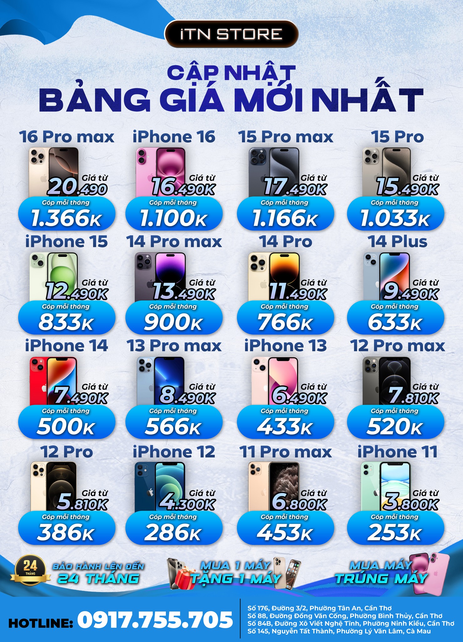 iTN Store Cần thơ - Chi nhánh 3/2 Facebook ad: BẢNG GIÁ TÁO MỚI NHẤT, DEAL SỐC TẠI…