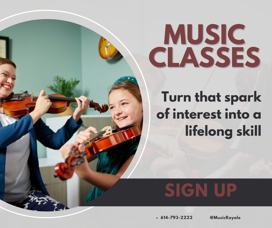 Music Royale Facebook ad: Lessons