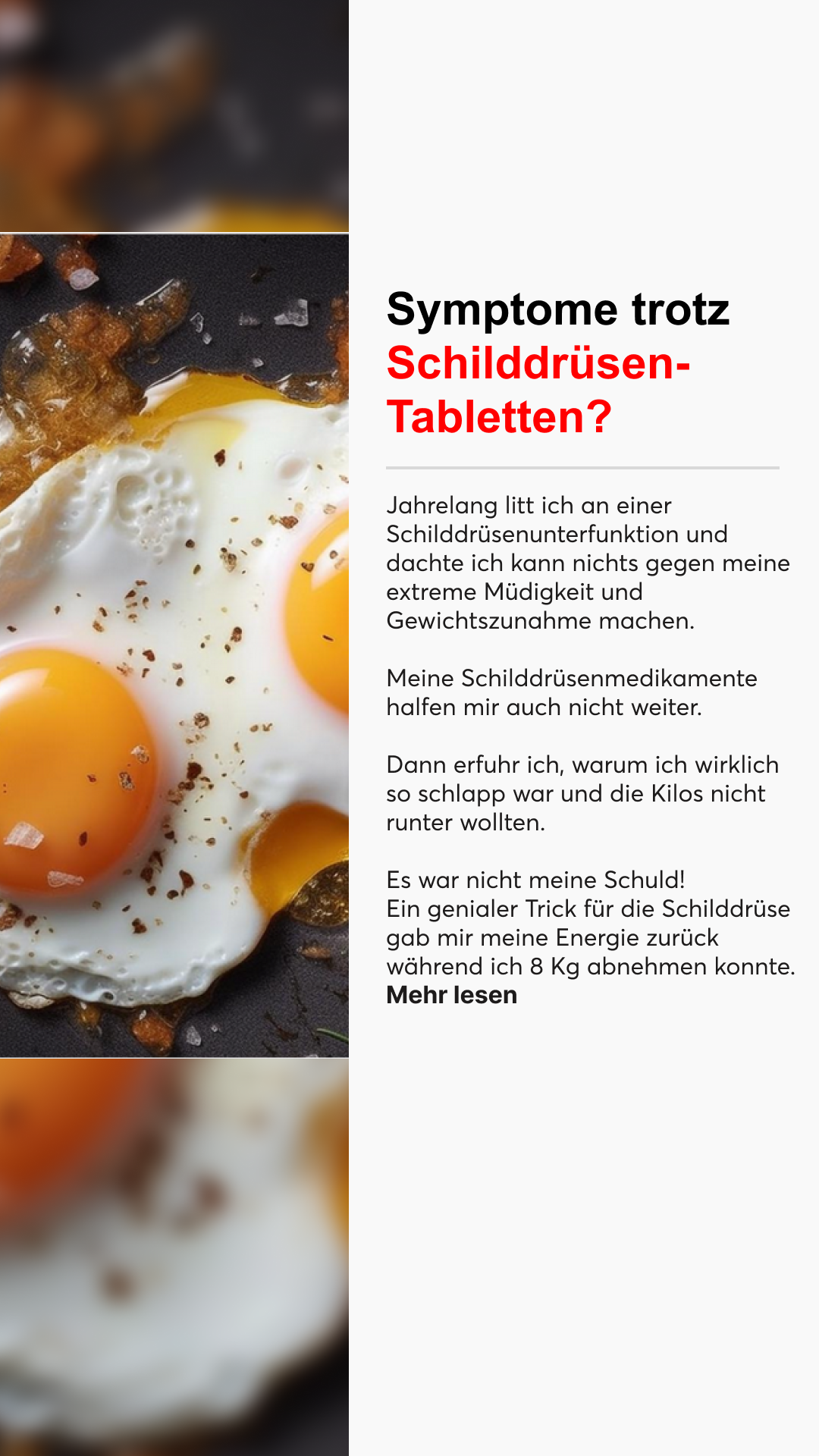 Mission Schilddrüse Facebook ad