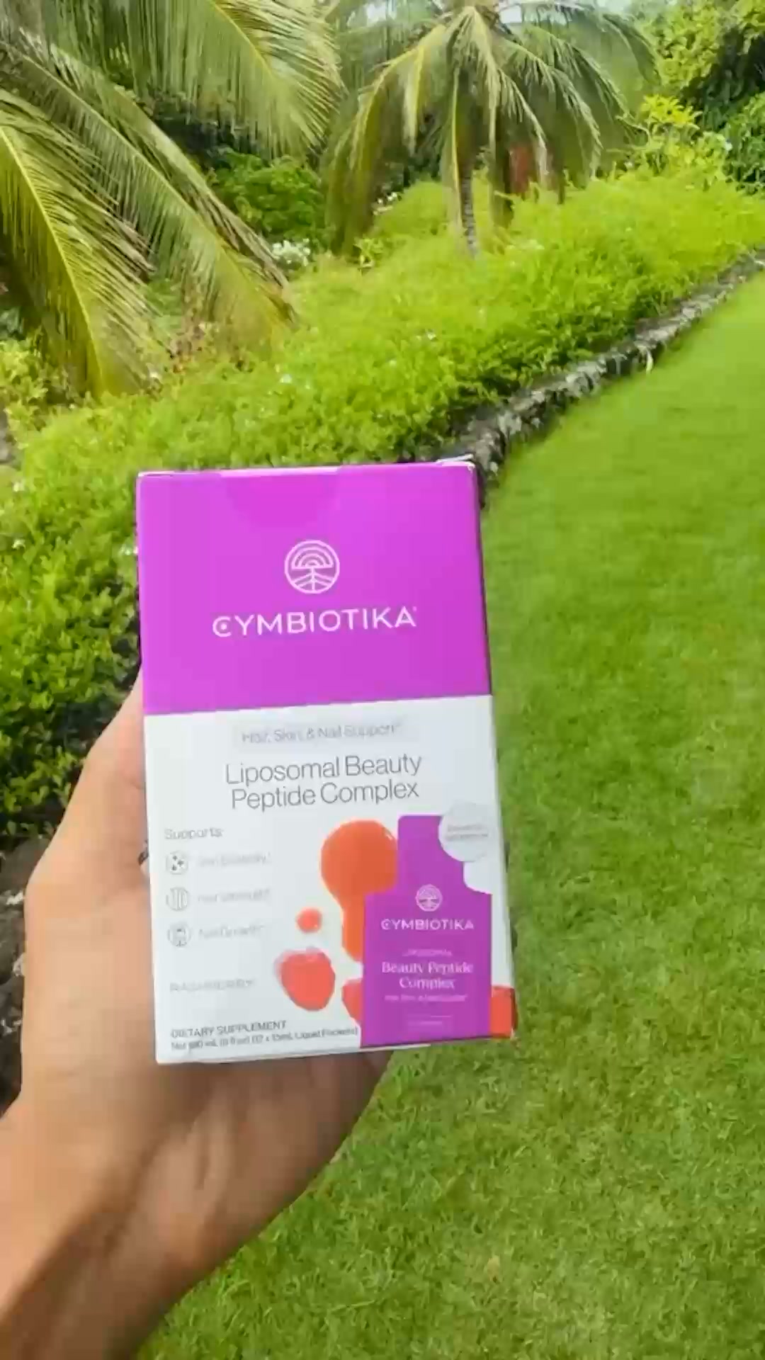 Cymbiotika Facebook ad: Beauty, Built With Intention
