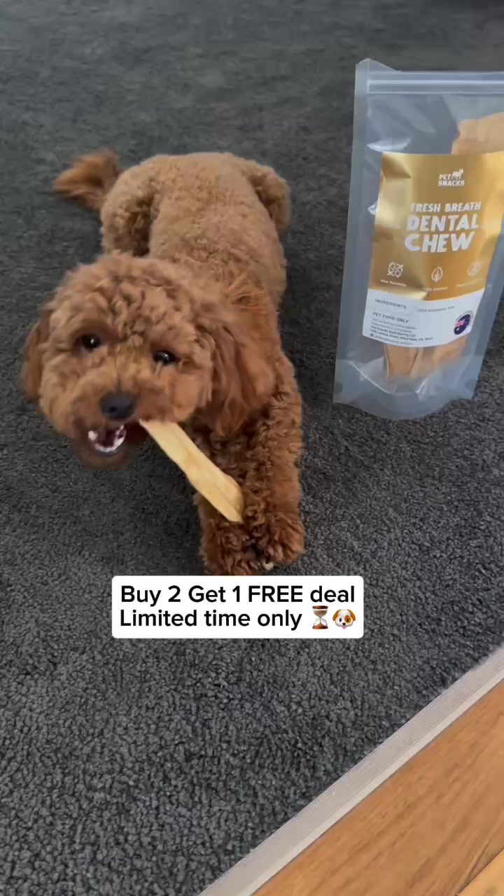 Pet Snacks Facebook ad: If Your Dog's Breath Stinks, You Need To Try This!
