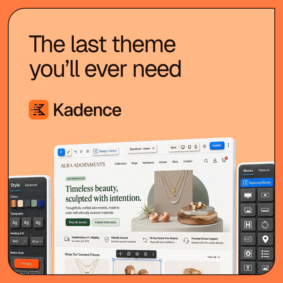 Kadence WP Facebook ad: The standard for professional WordPress