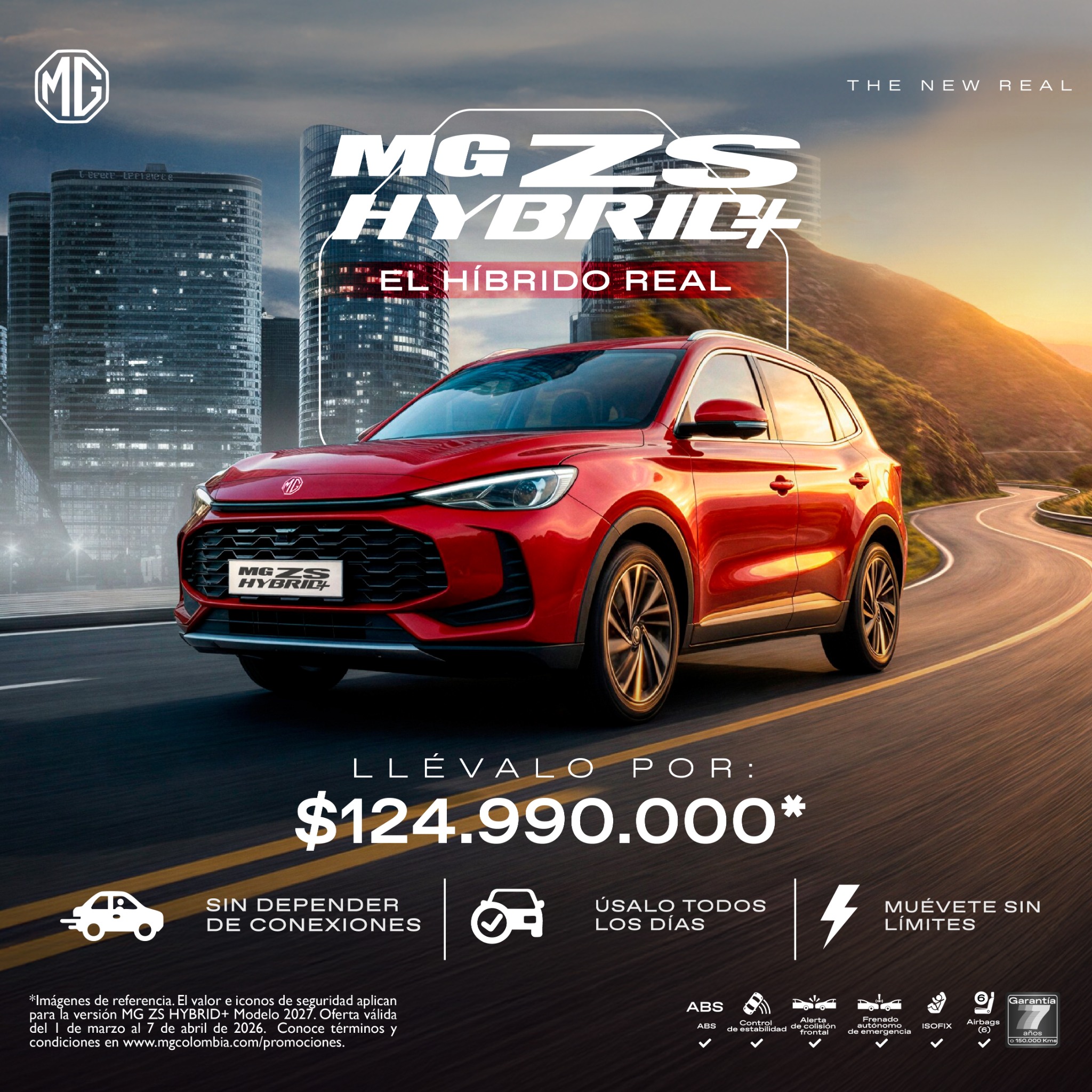 MG Colombia Facebook ad from Mar 20, 2026