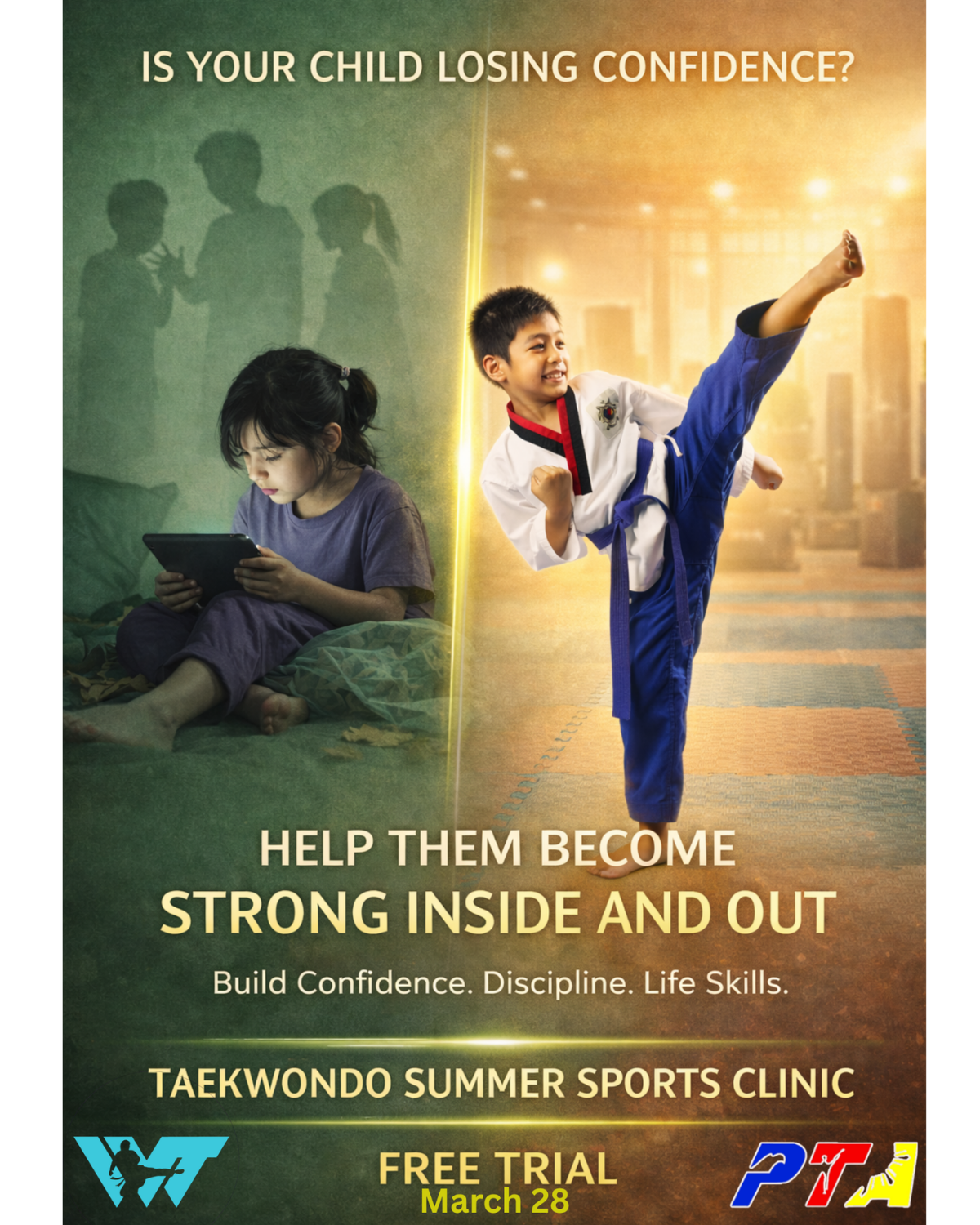 Wilt Valencia Taekwondo Facebook ad: Build Discipline and Confidence Through Taekwondo