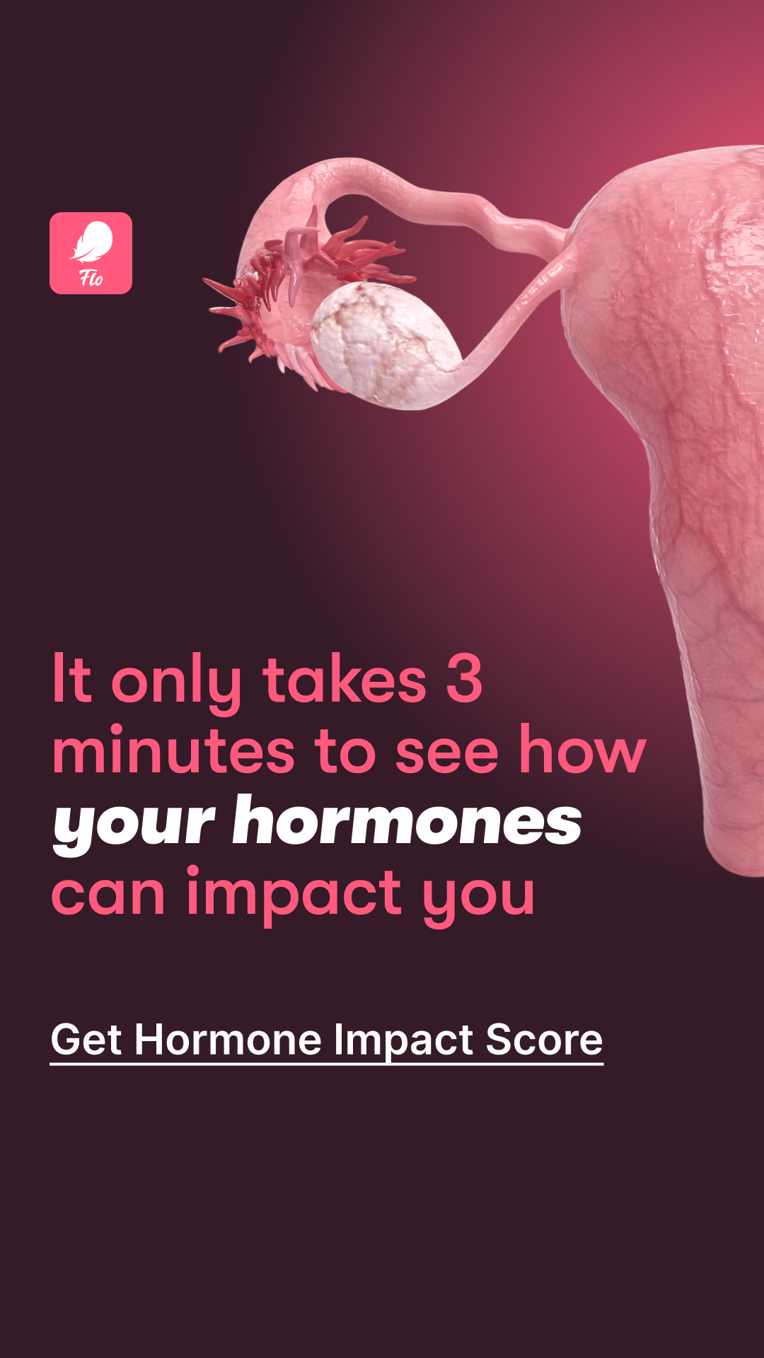 Flo Period Tracker App Facebook ad
