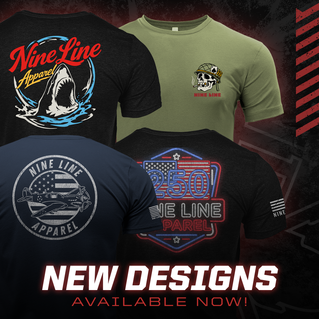 Nine Line Apparel Facebook ad: 6 New Designs Dropped