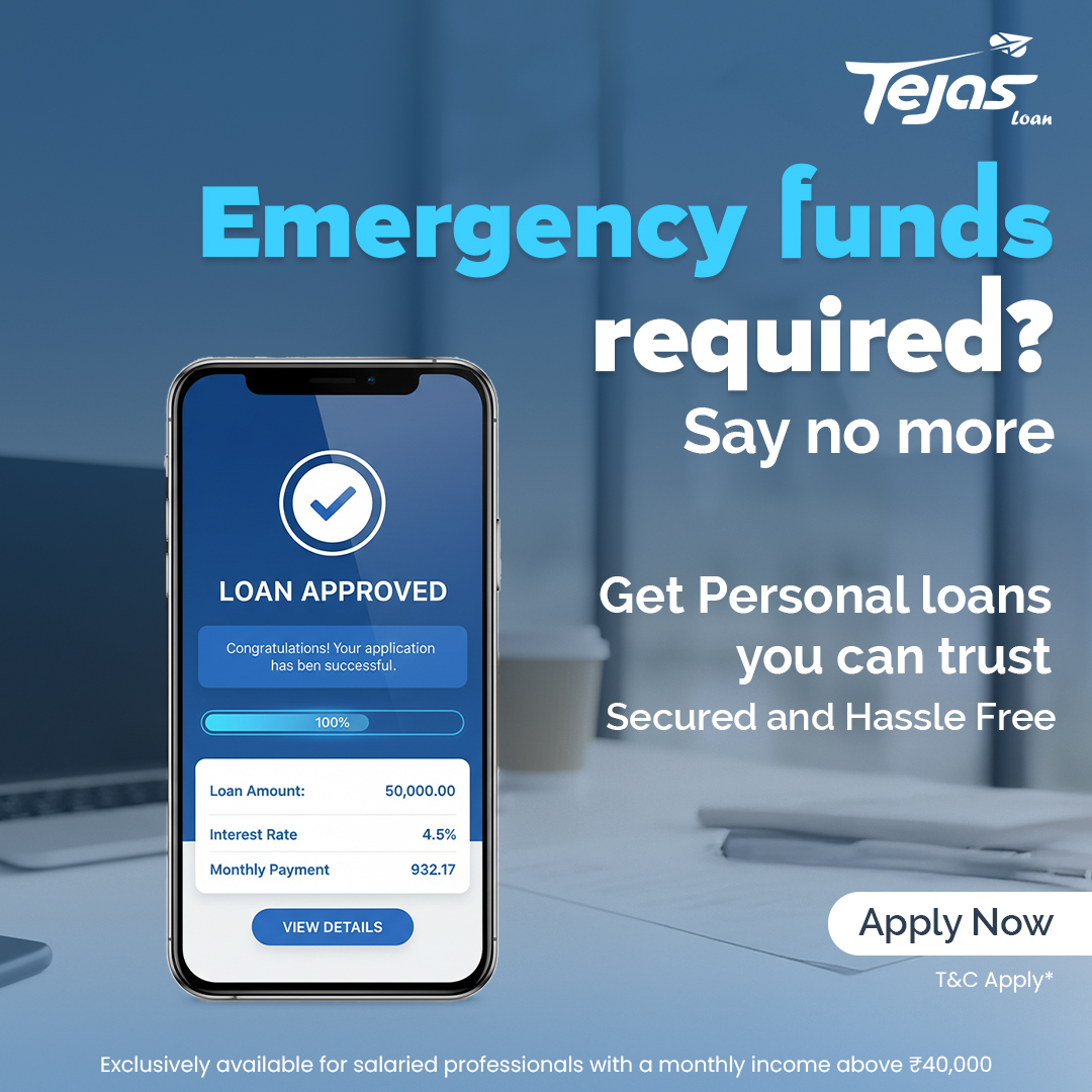 Tejas Loan Facebook ad: Instant Loans with Tejas Loan