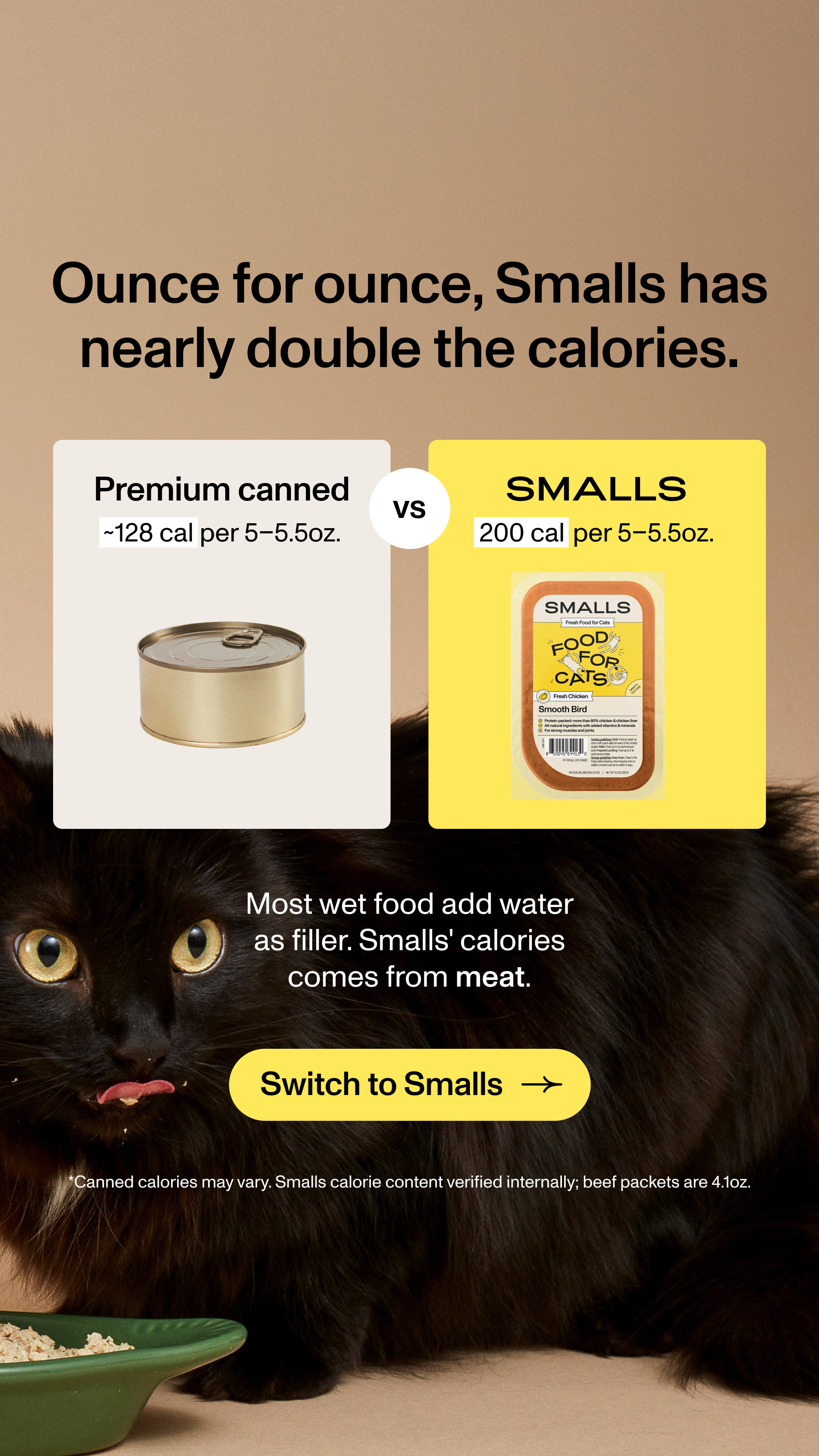 Smalls Facebook ad