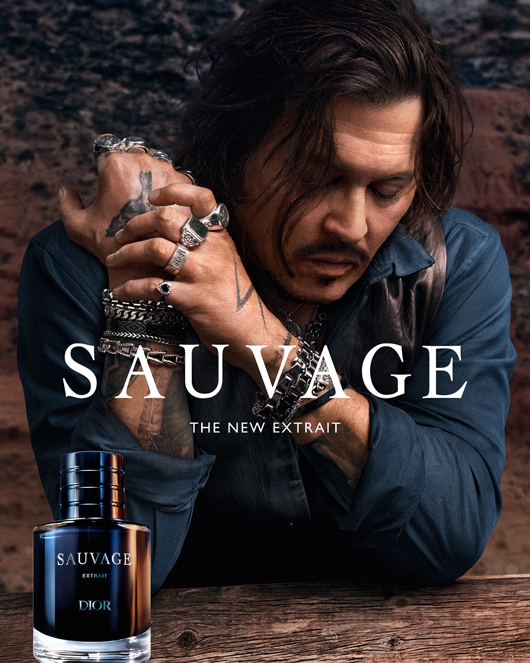 Dior Facebook ad: SAUVAGE, THE NEW EXTRAIT