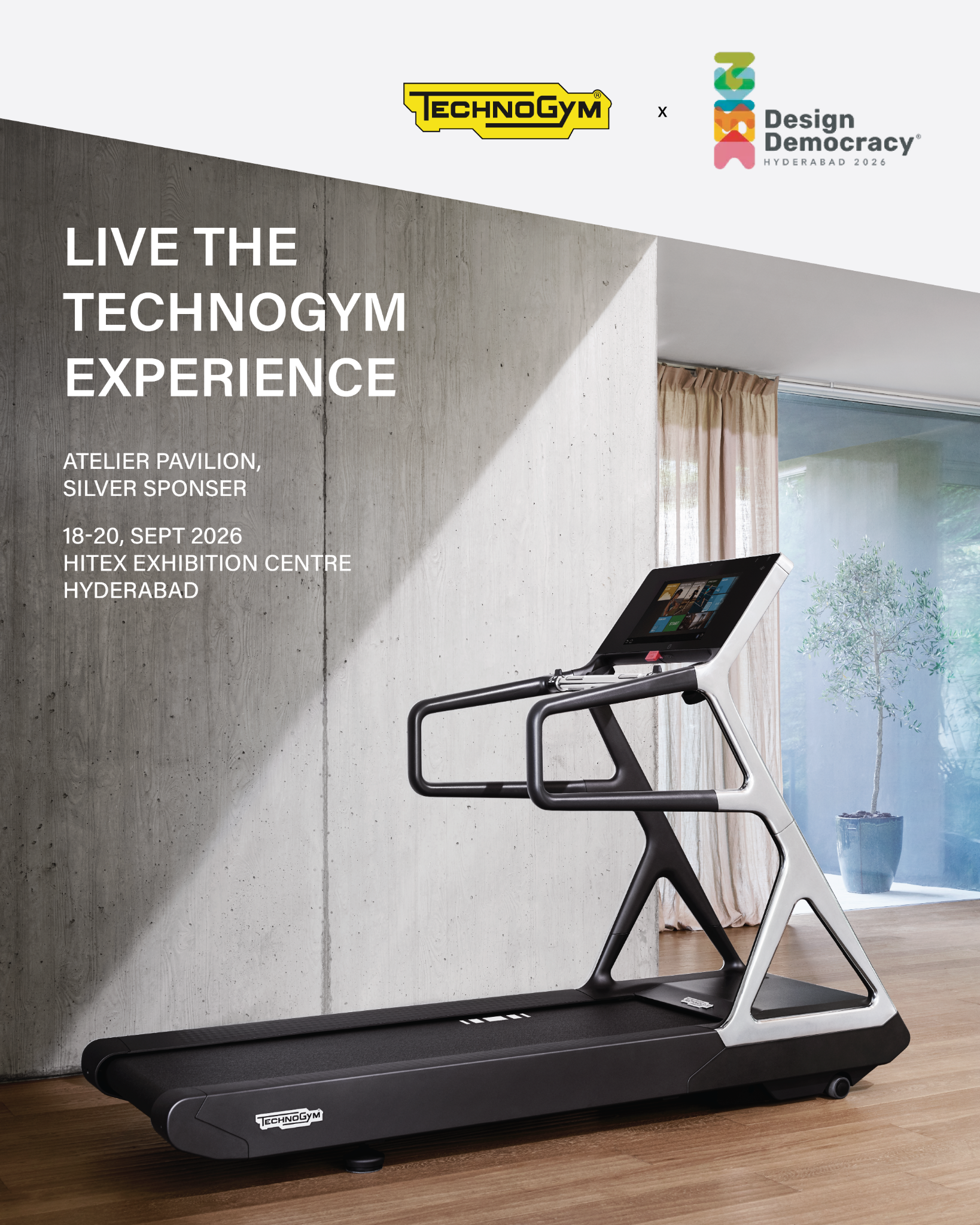 Technogym Facebook ad: Technogym. Transforming wellness spaces into architectural…